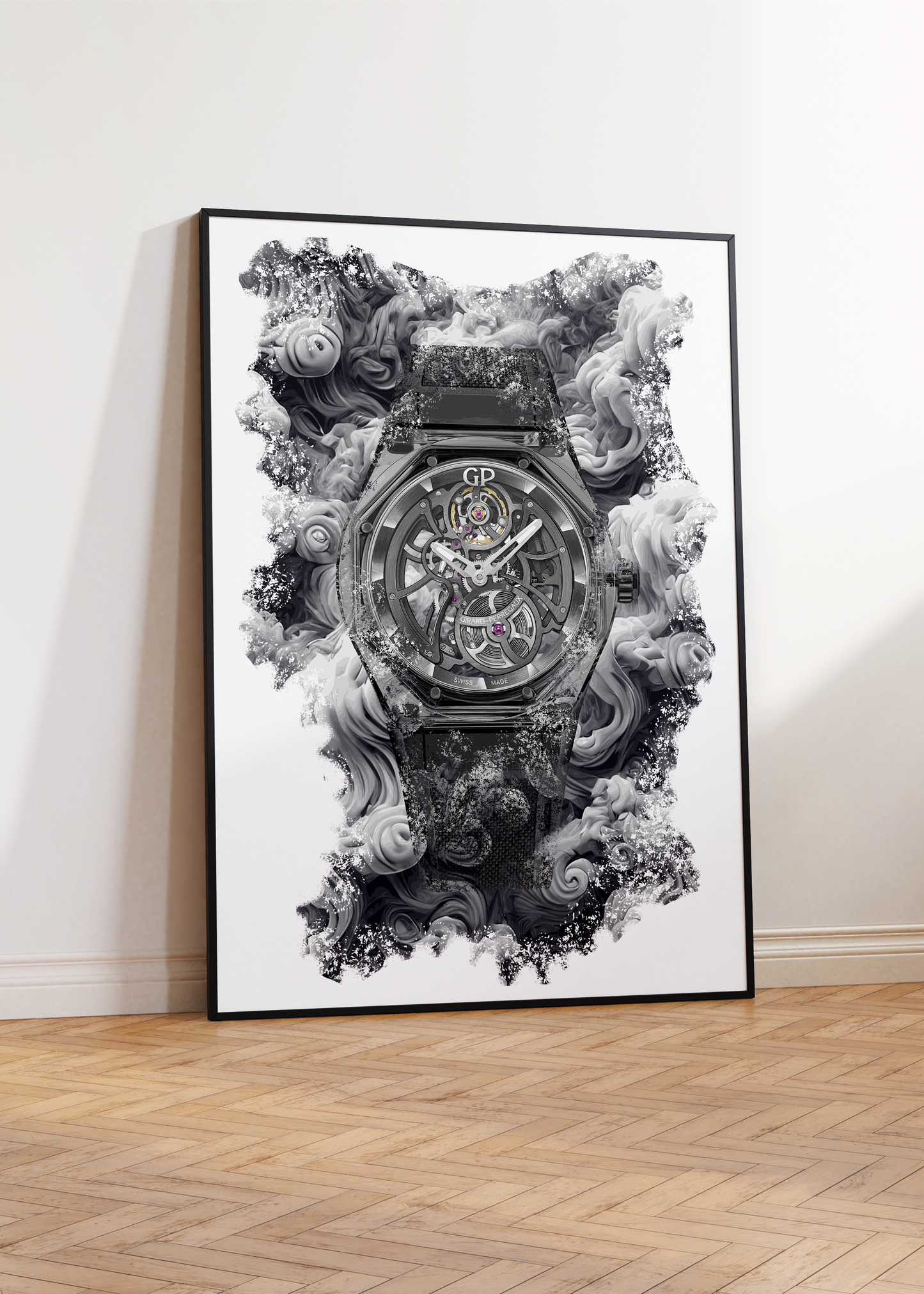 Laureato Absolute Light & Shade Ref. 81071-43-2022-1CX Watch Art Print Poster