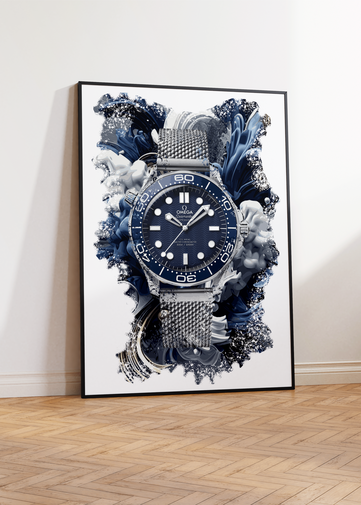 Seamaster Diver Ref. 210.30.42.20.03.002 Watch Art Print Poster