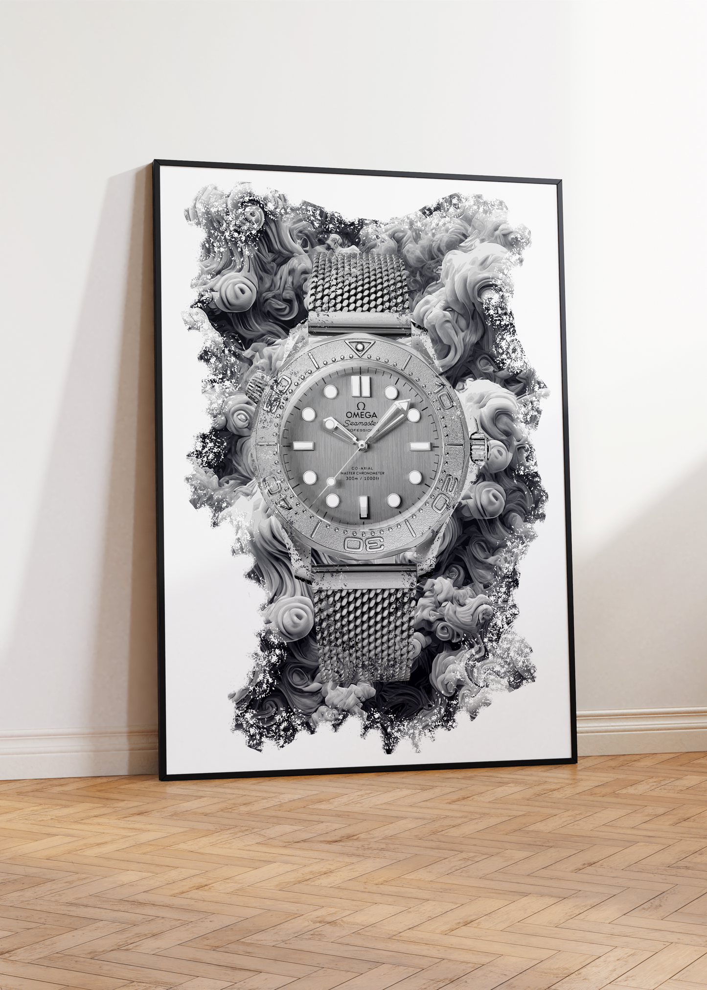 Seamaster Diver Ref. 210.30.42.20.06.002 Watch Art Print Poster