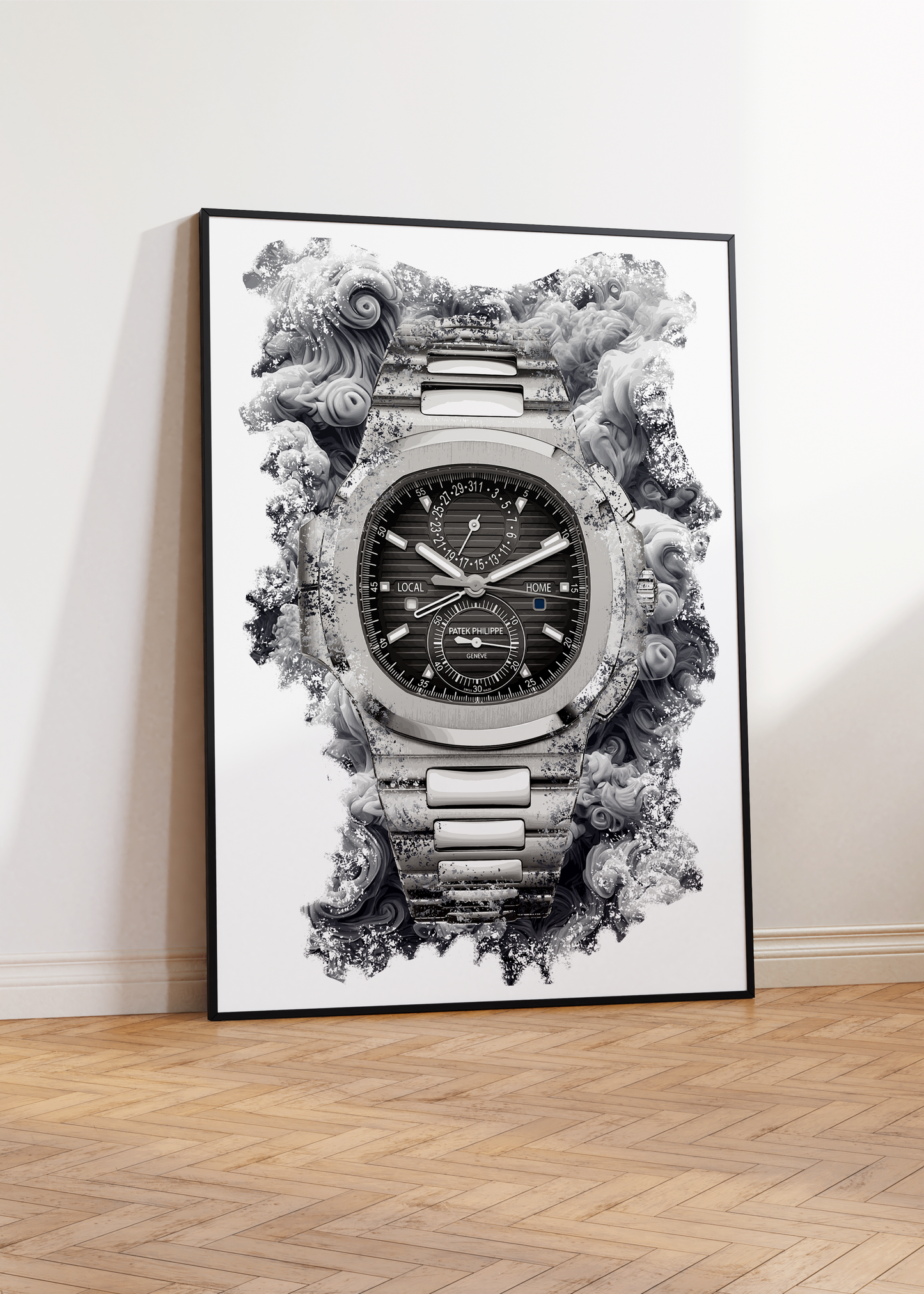 Nautilus Travel Time Ref. 5990/1A-001 Watch Art Print Poster