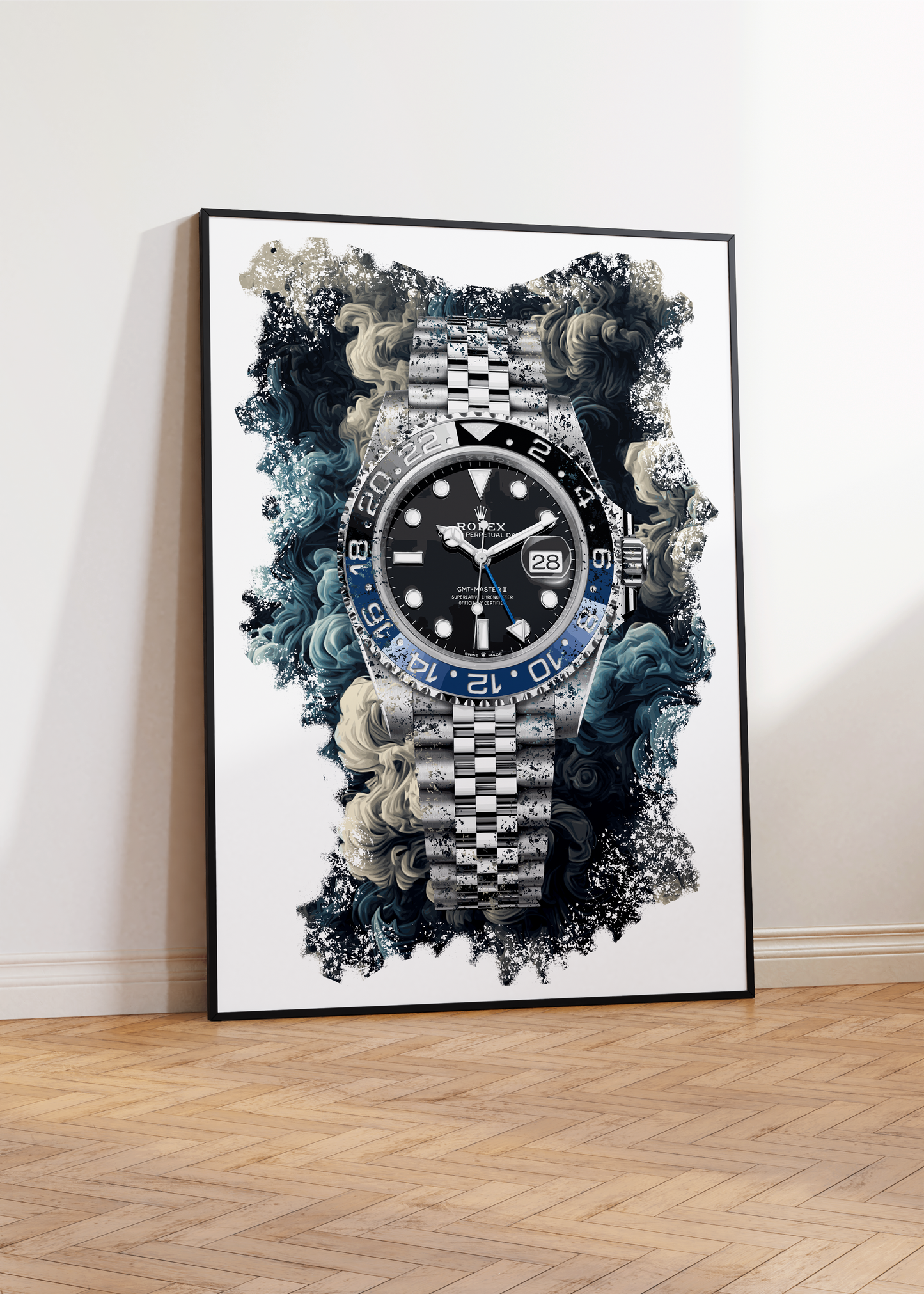 GMT-Master II Ref. 126710BLRO Watch Art Print Poster