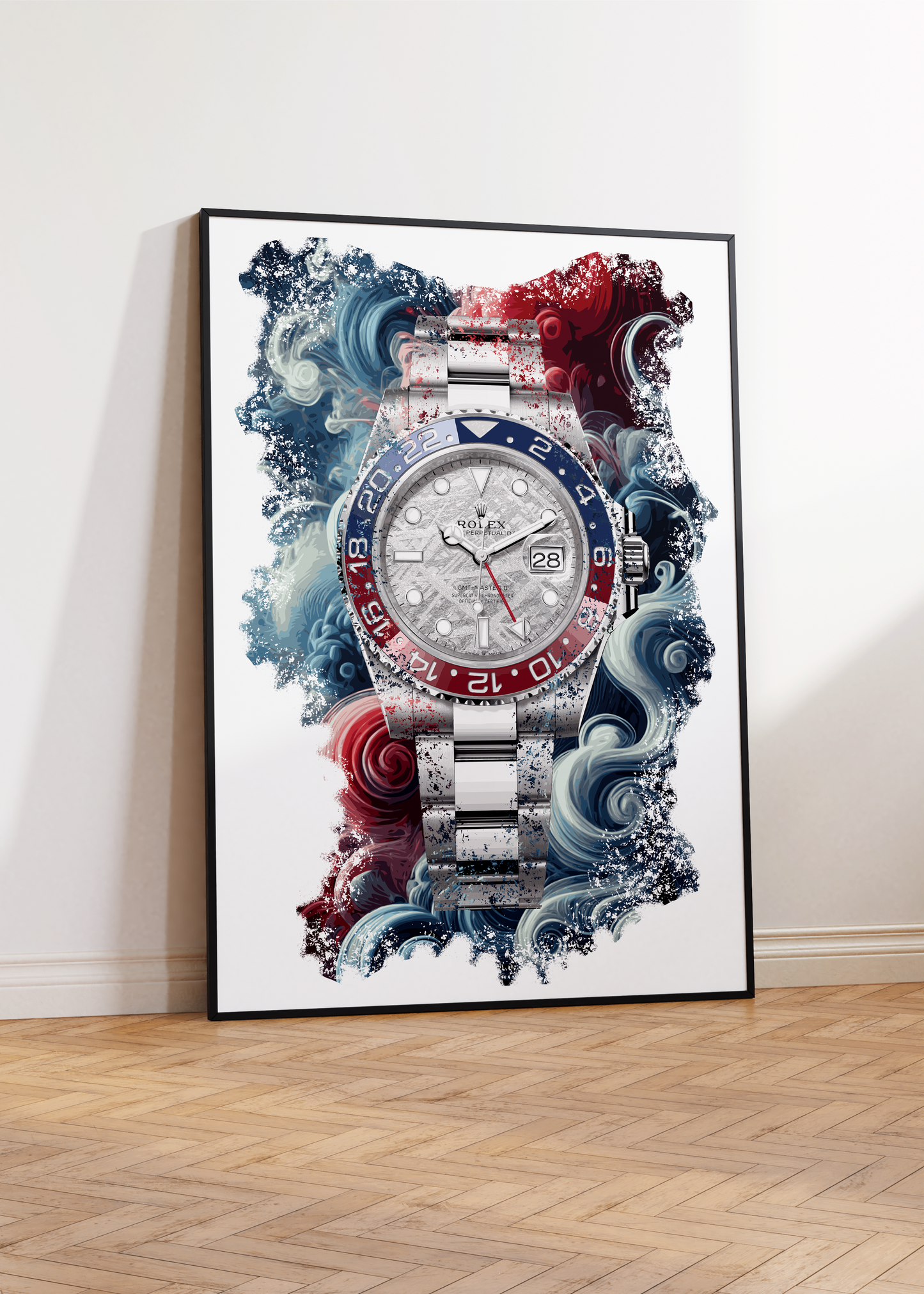 GMT-Master II Ref. 126719BLRO Watch Art Print Poster