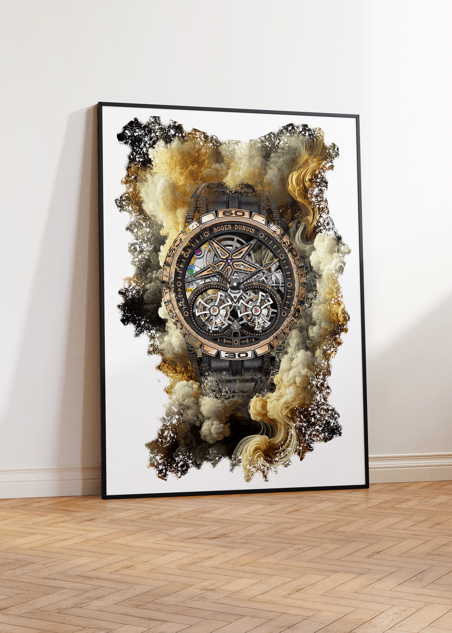 Excalibur Spider Carbon Ref. RDDBEX0674 Watch Art Print Poster