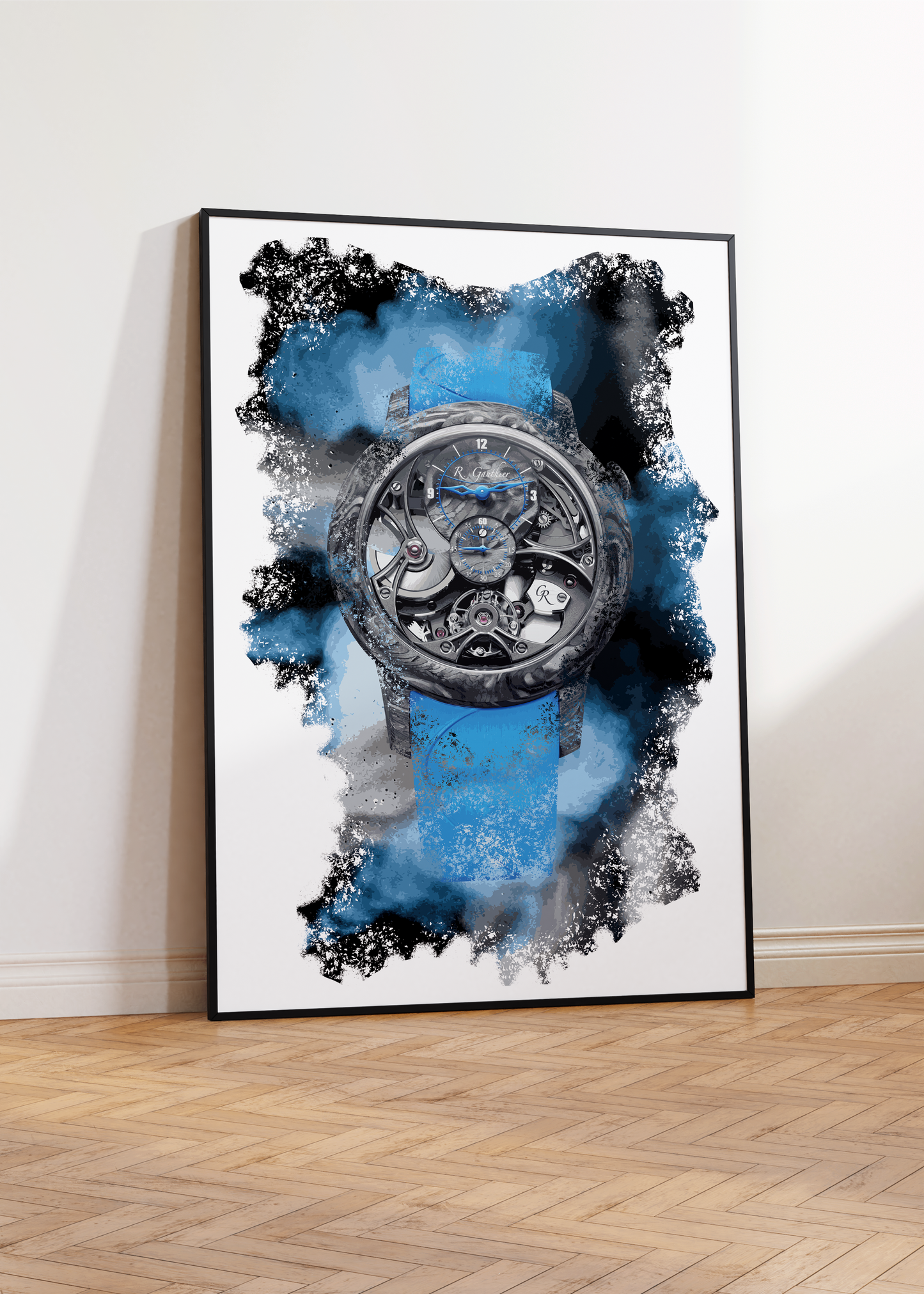 Insight Micro-rotor Squelette Carbonium Ref. MON00385 Watch Art Print Poster