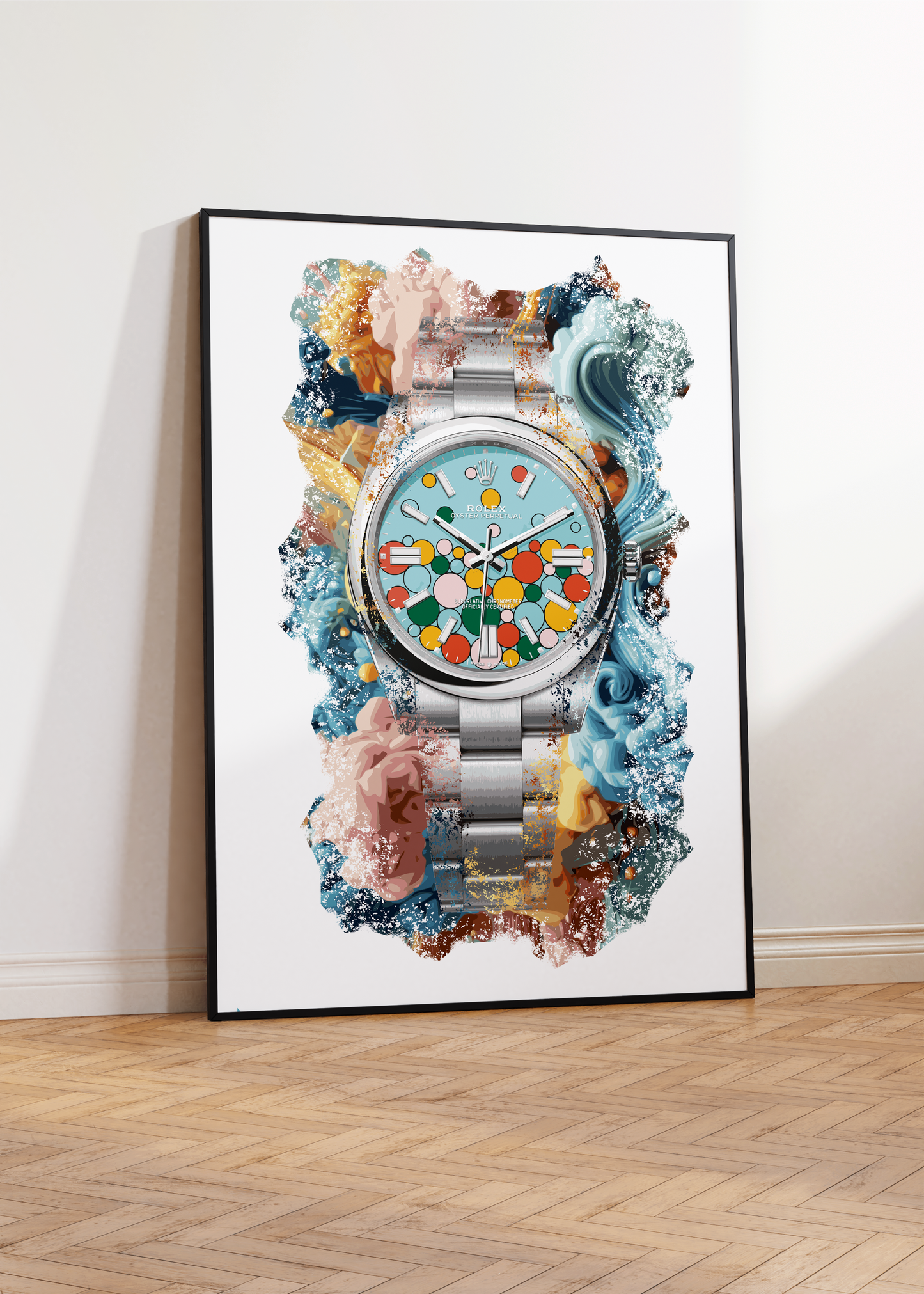 Oyster Perpetual Ref. 124300 Watch Art Print Poster
