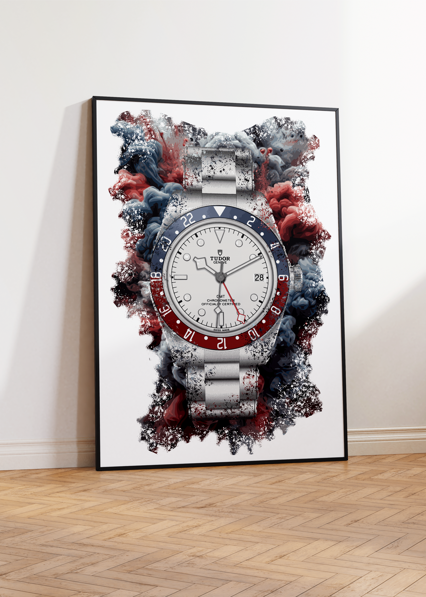 Black Bay GMT Ref. M79830RB-0010 Watch Art Print Poster