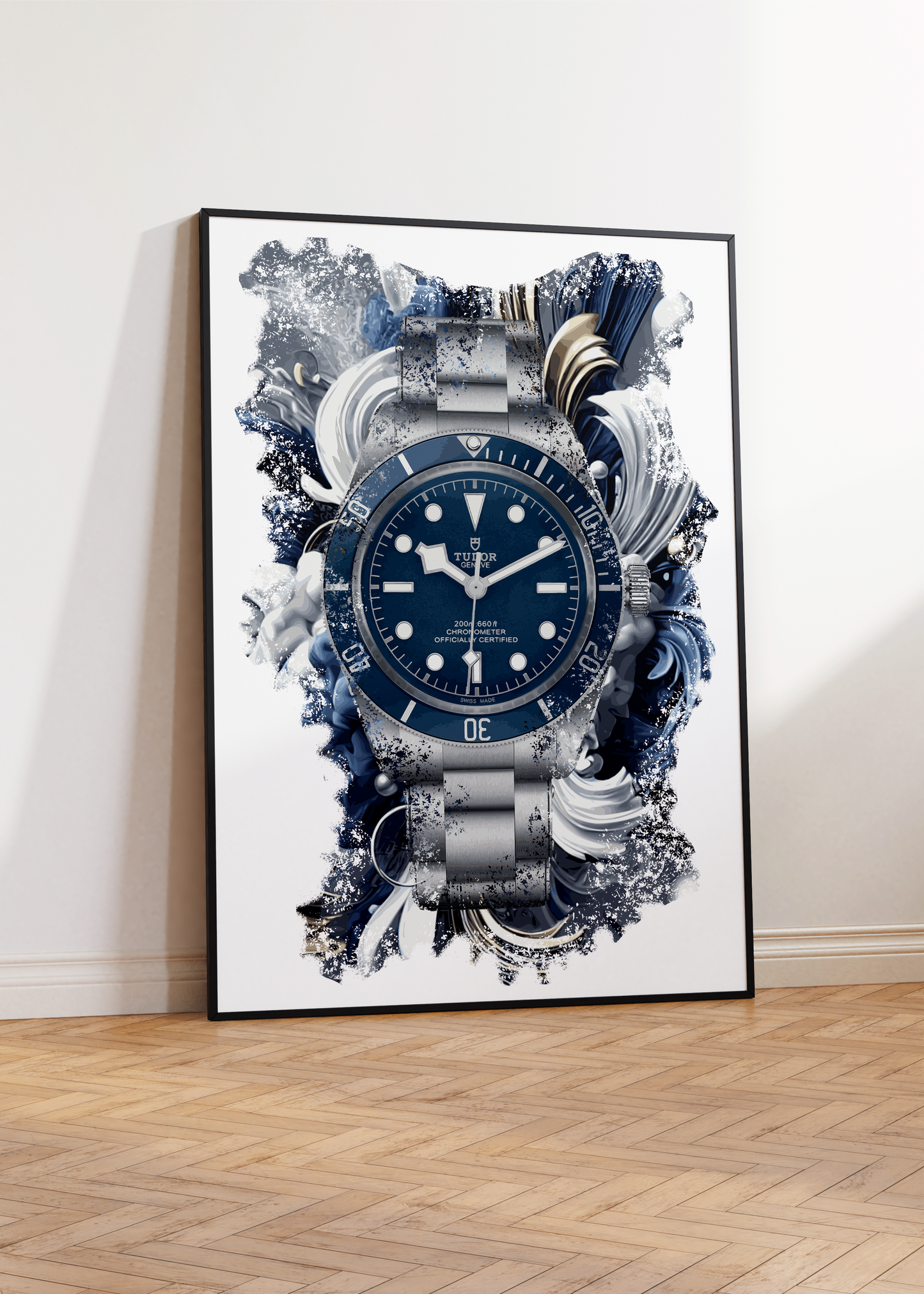 Black Bay Fifty-Eight Ref. M79030B-0001 Watch Art Print Poster