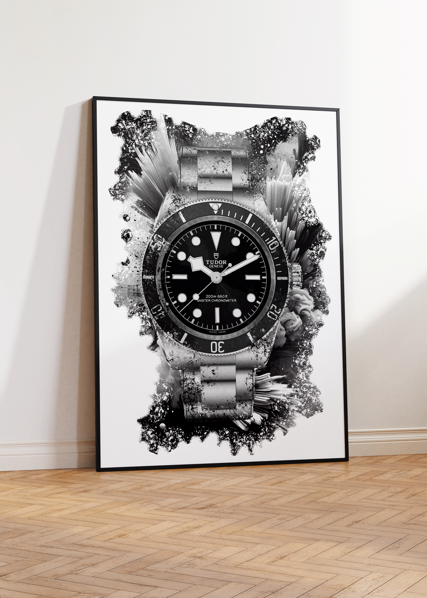 Black Bay Ref. M7941A1A0NU-0001 Watch Art Print Poster