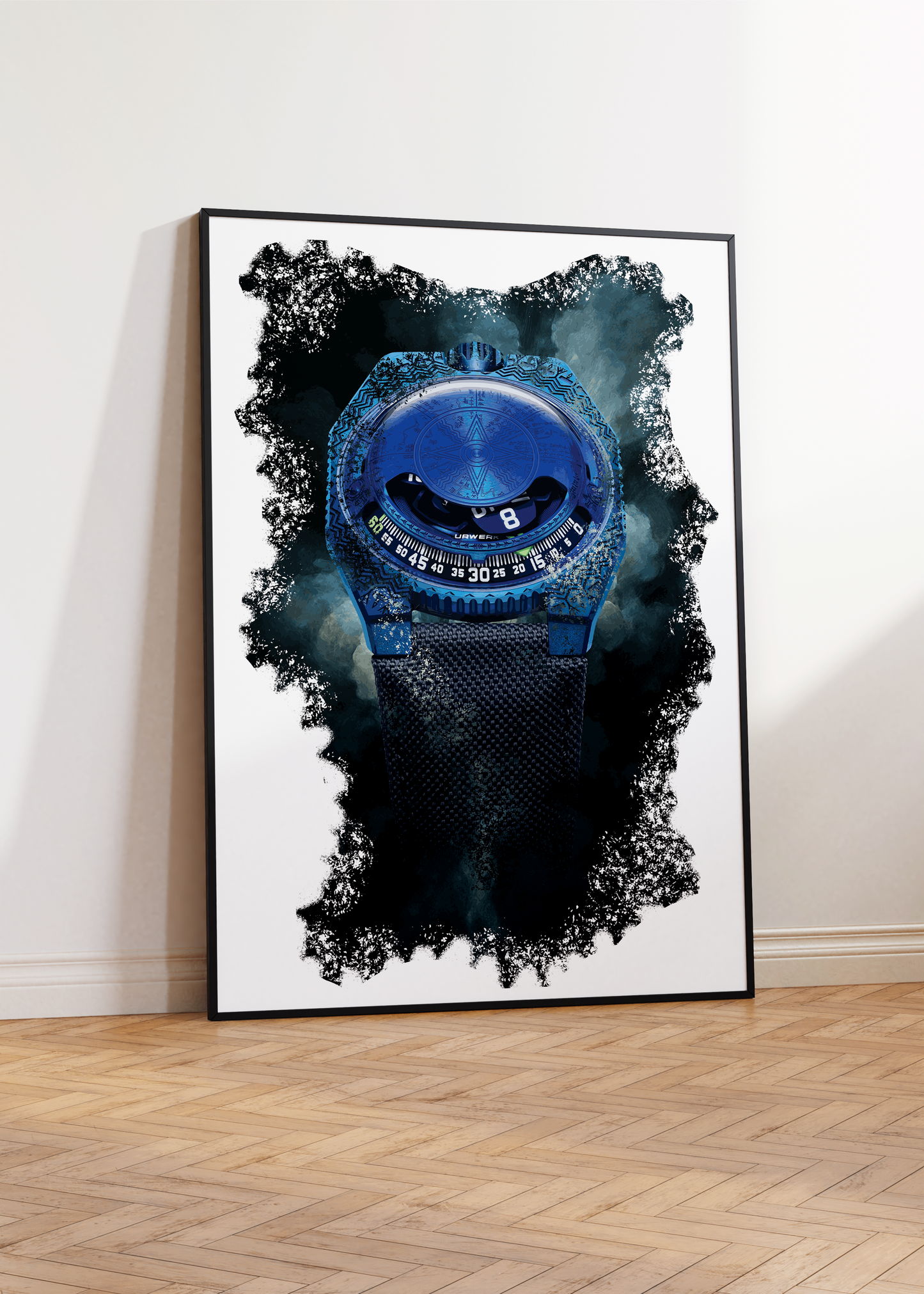 UR-100V Time and Culture II Watch Art Print Poster