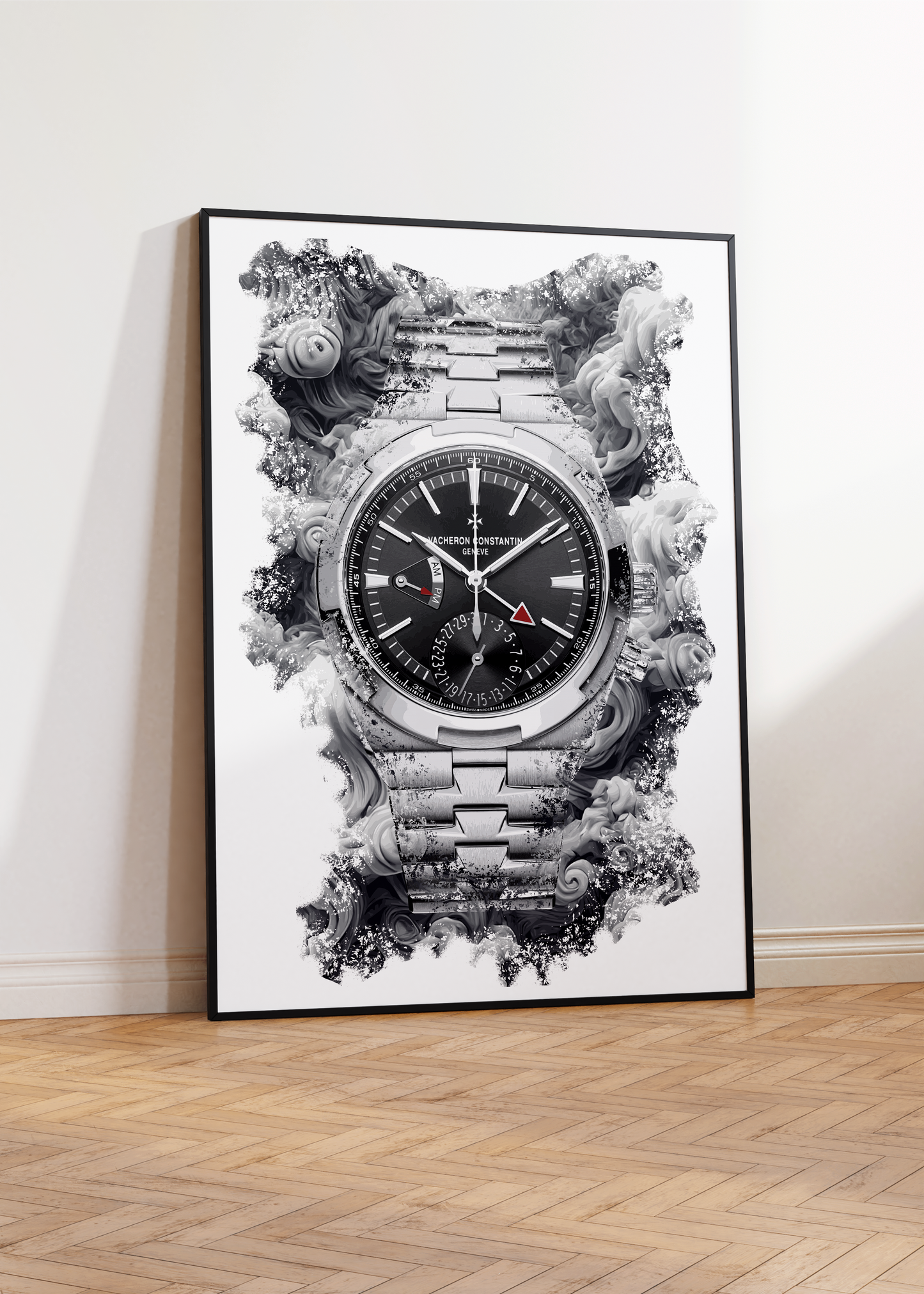 Overseas Dual Time Ref. 7900V/110A-B546 Watch Art Print Poster