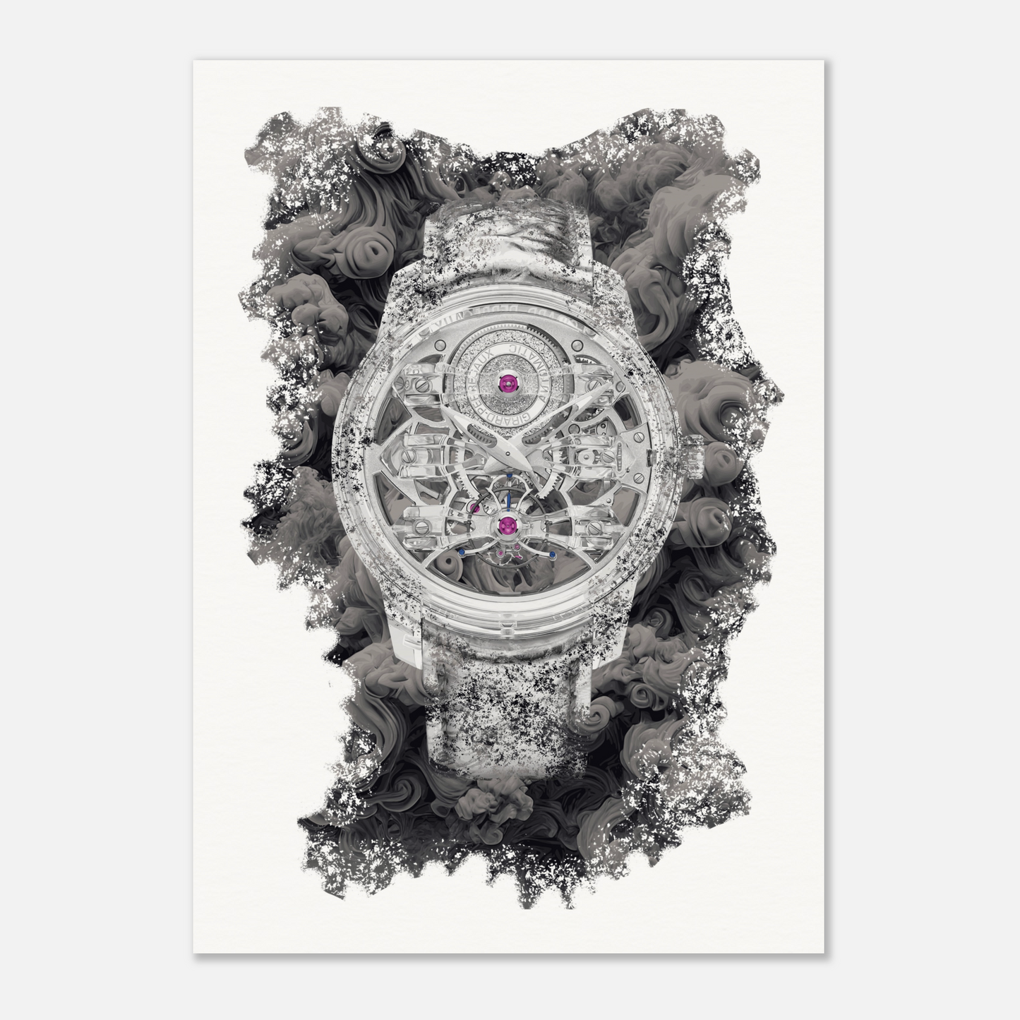 Bridges Quasar Light Ref. 99295-43-001-BA6A Watch Art Print Poster