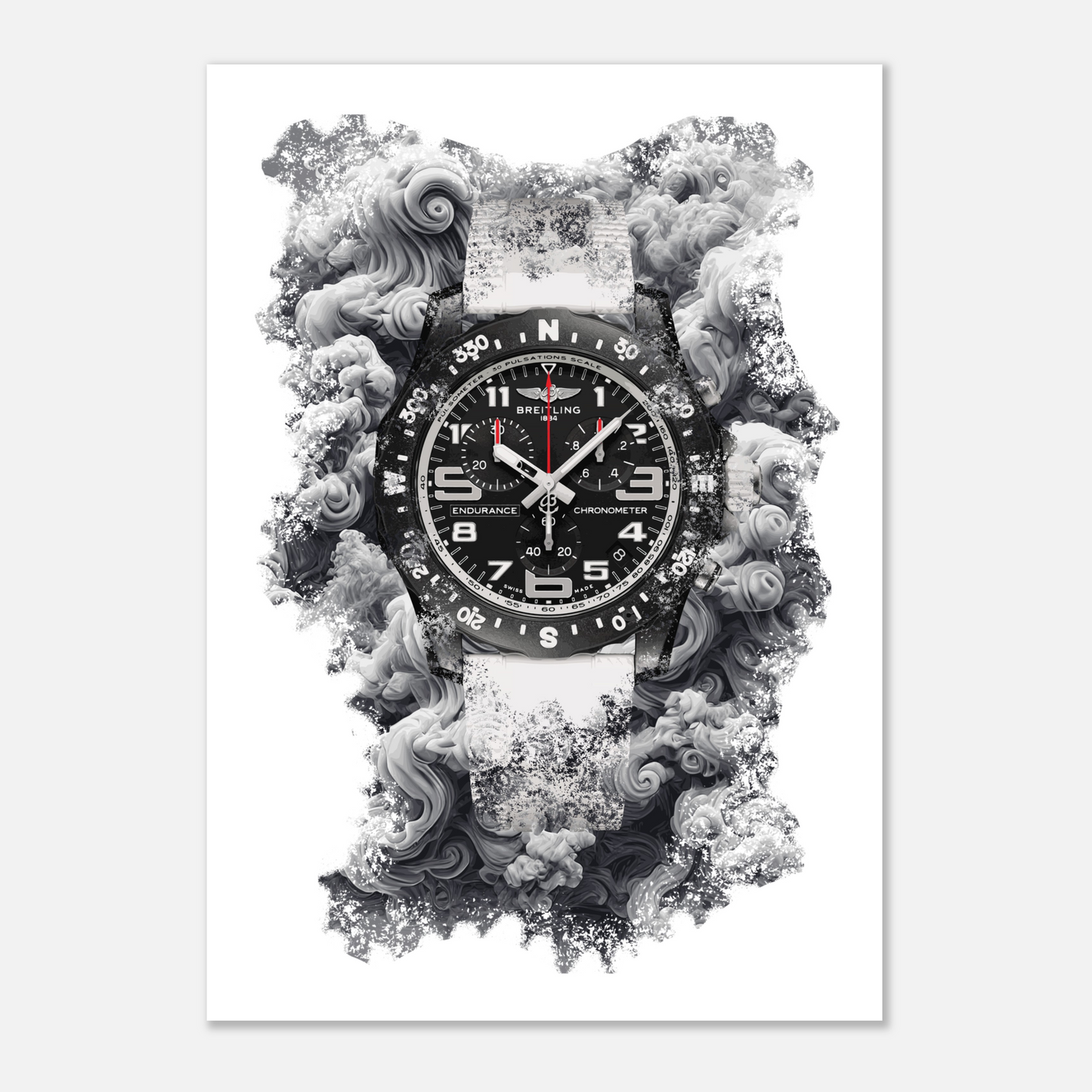 Endurance Pro Ref. X82310A71B1S2 Watch Art Print Poster