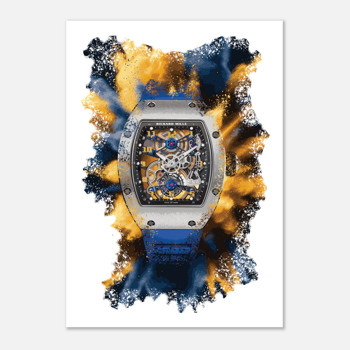 RM 17-02 Watch Print Art Poster