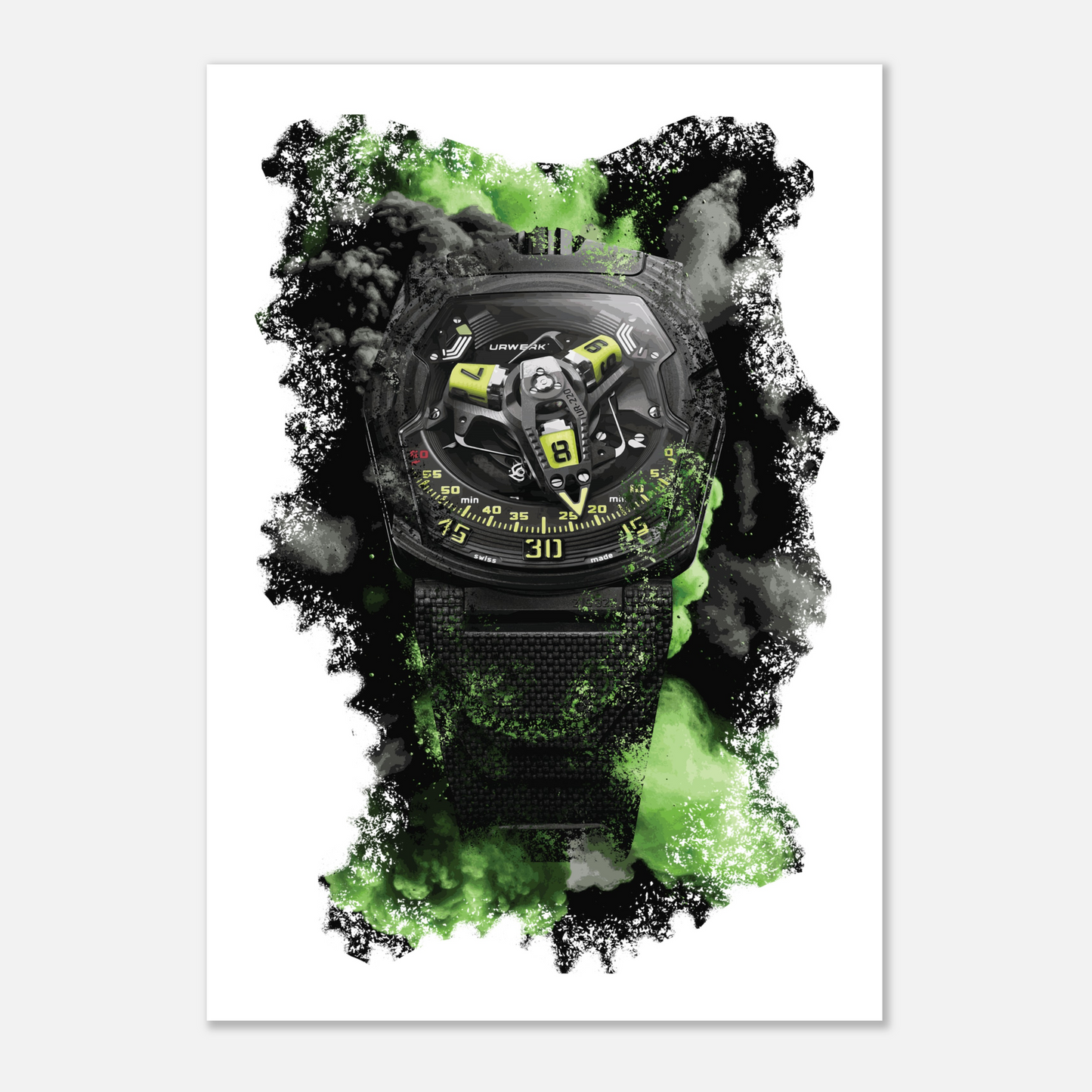 UR-220 SL Asimov Watch Art Print Poster
