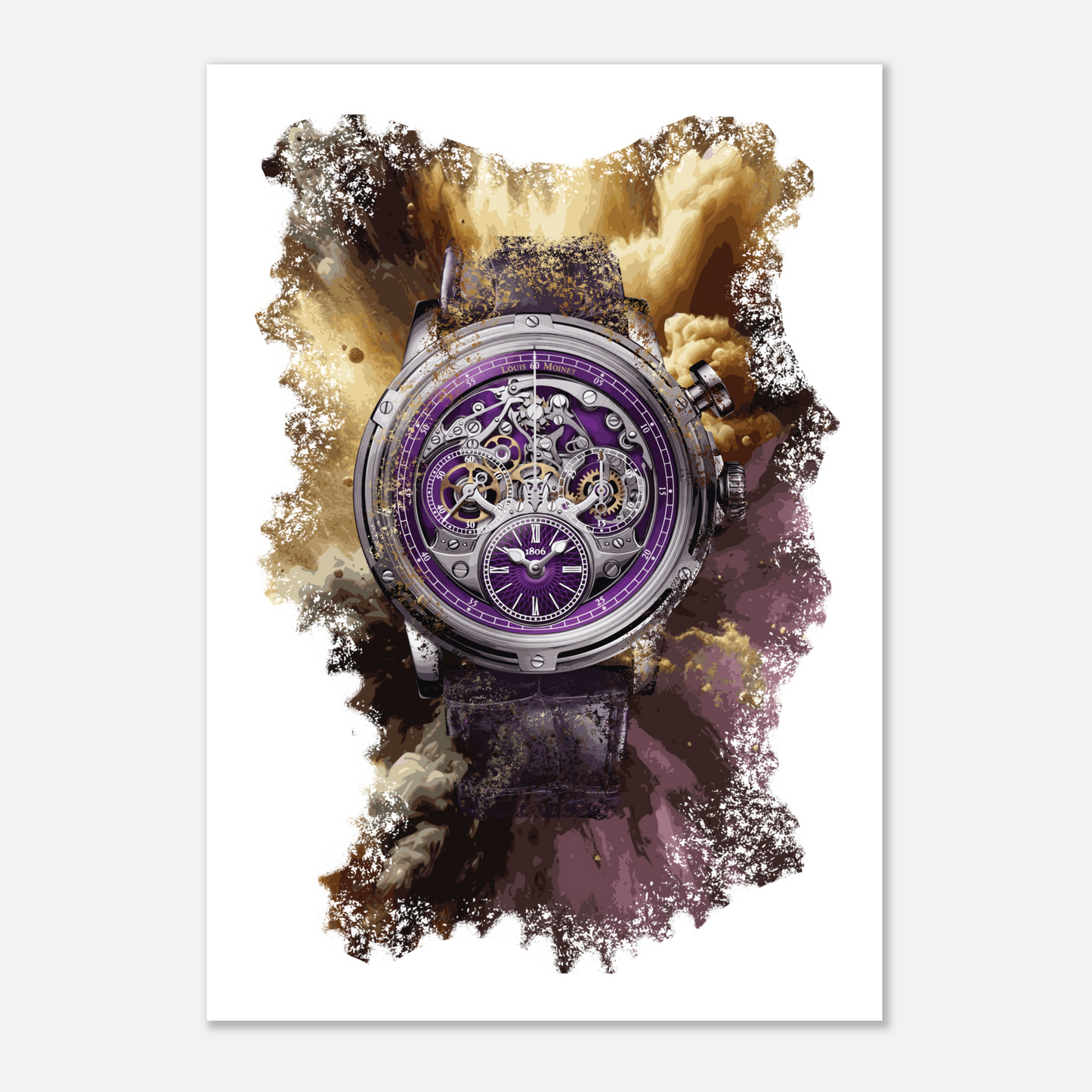Memoris Superlight Ref. LM-79.20.17 Watch Art Print Poster