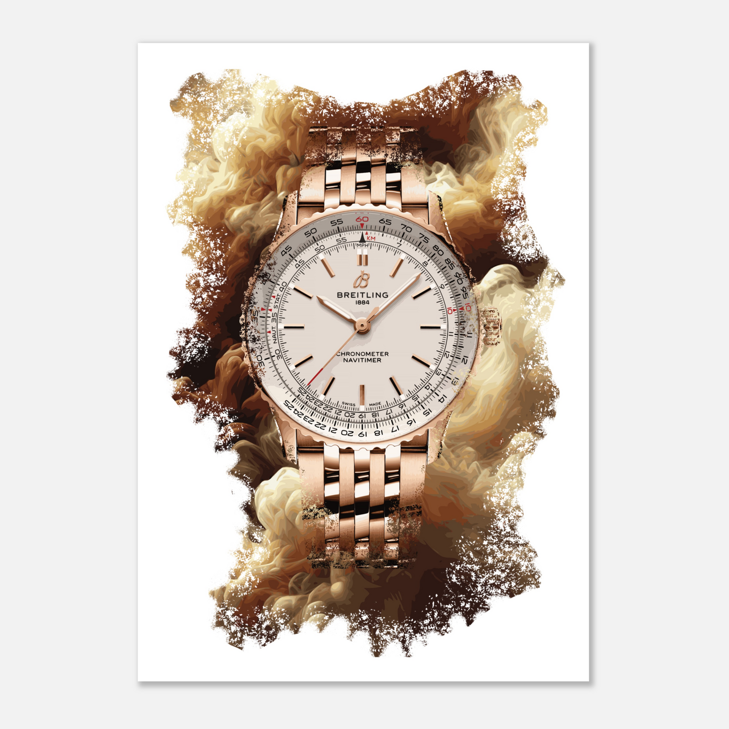 Navitimer Automatic Ref. R17329F41G1R1 Watch Art Print Poster