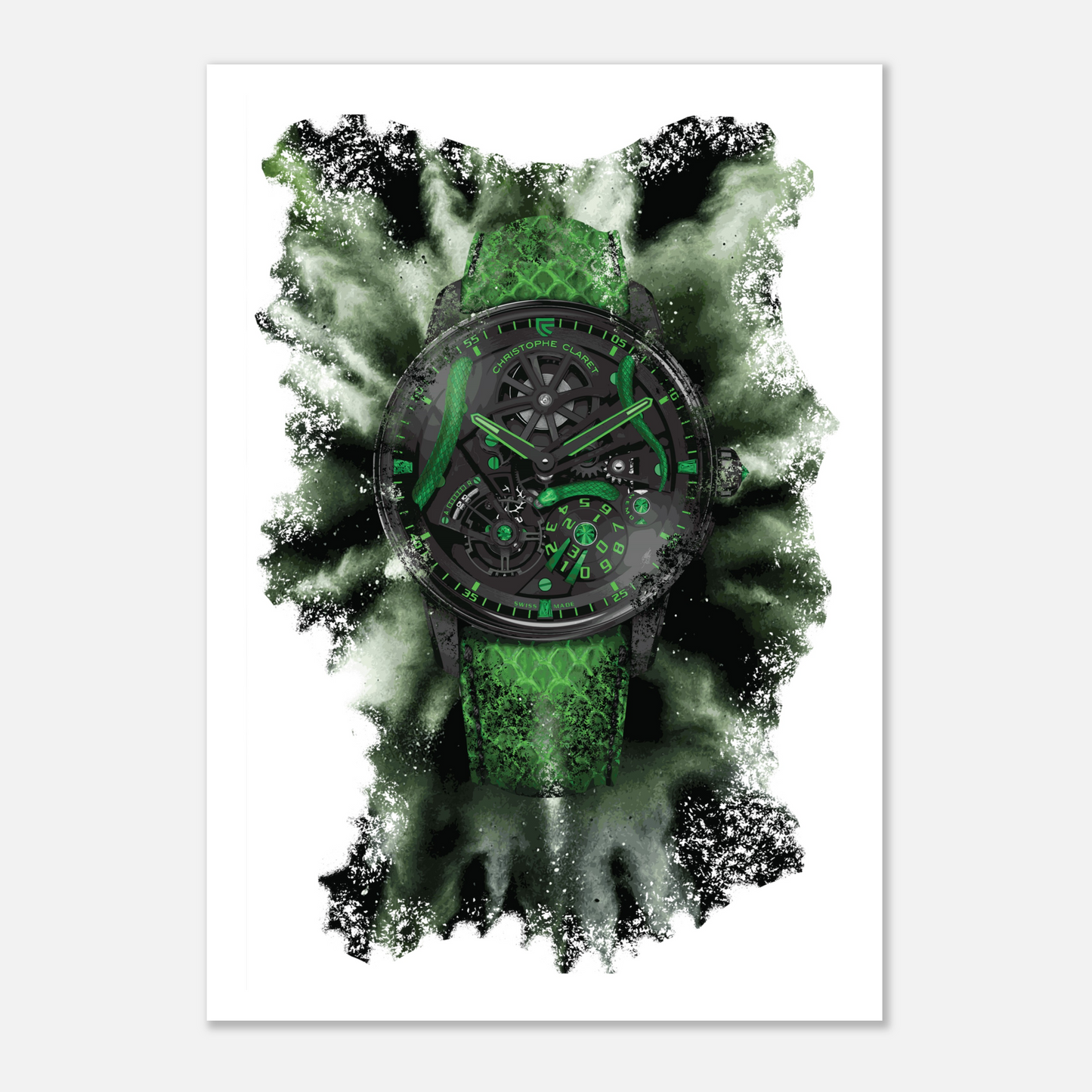 Maestro Ref. MTR.DMC16.230-258 Watch Art Print Poster