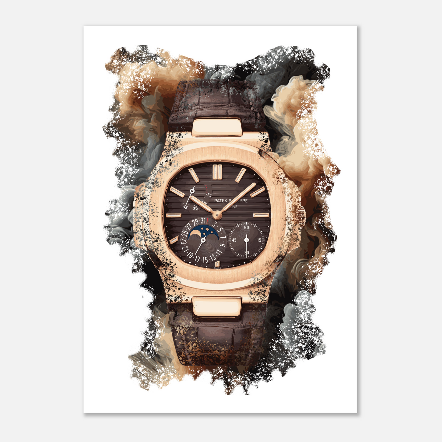 Nautilus Ref. 5712R-001 Watch Art Print Poster