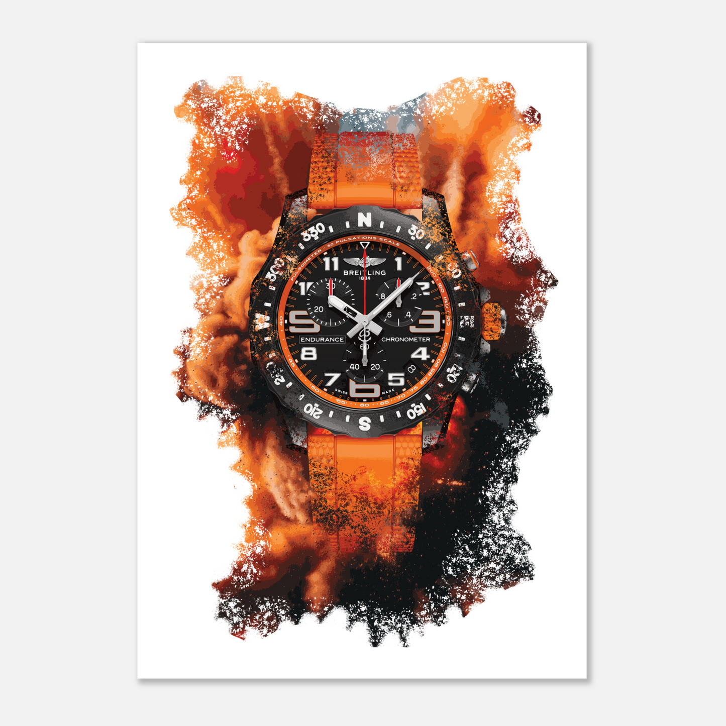Endurance Pro Ref. X82310A51B1S2 Watch Art Print Poster