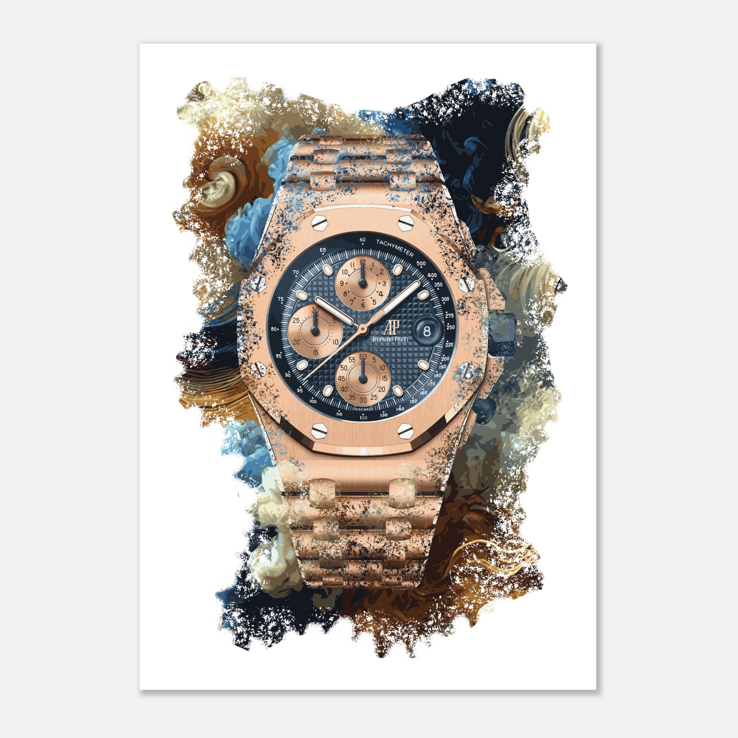 Royal Oak Offshore Selfwinding Chronograph Ref. 26238OR.OO.2000OR.01 Watch Art Print Poster