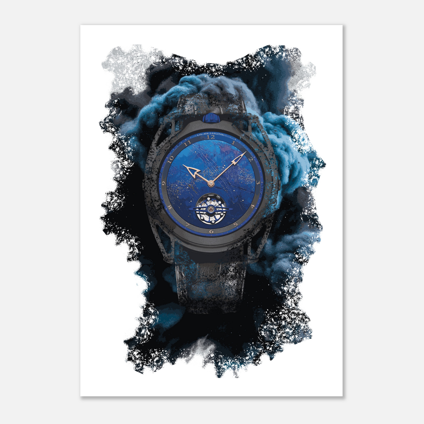 DB28XP Meteorite Ref. DB28XPZM Watch Art Print Poster