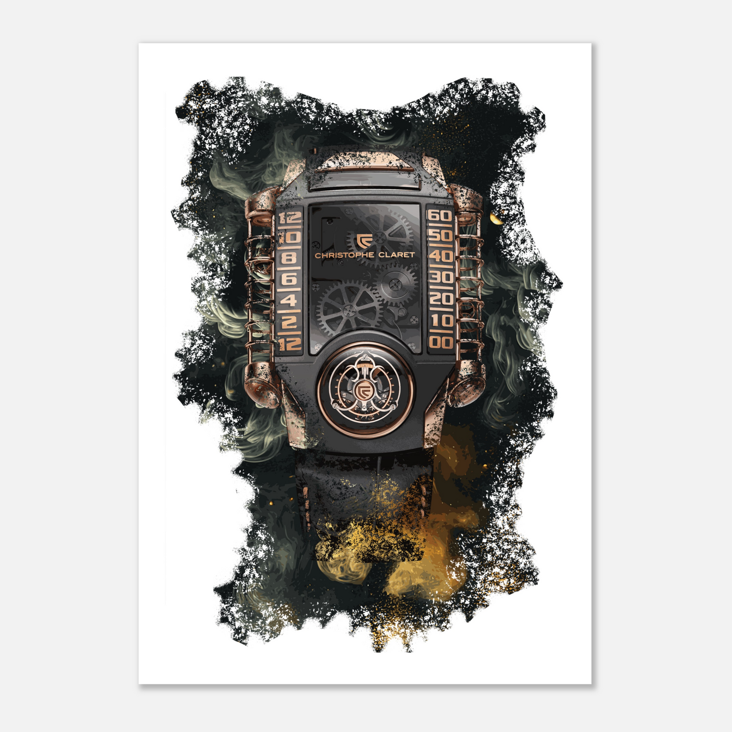 X-Trem-1 Ref. MTR.FLY11.150-158 Watch Art Print Poster