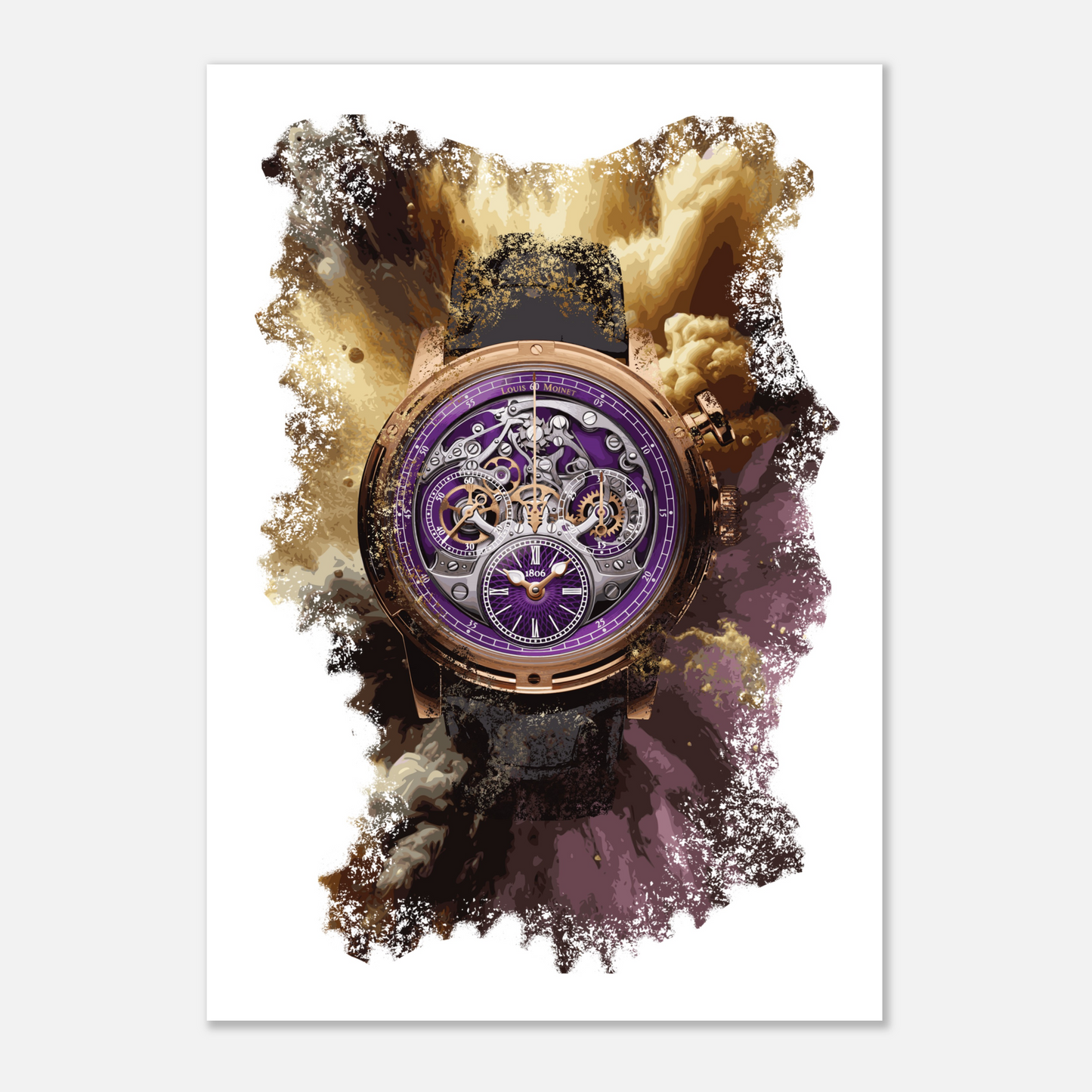 Memoris Ref. LM-79.50.17 Watch Art Print Poster