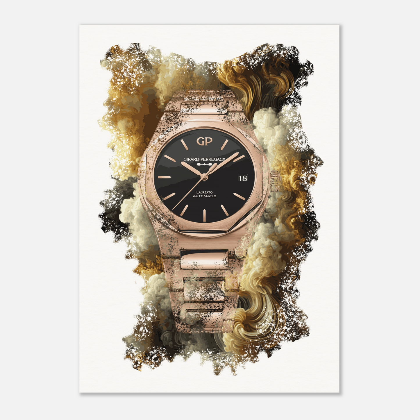 Laureato Ref. 81010-52-3118-1CM Watch Art Print Poster