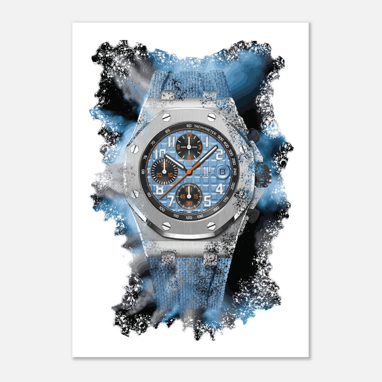 Royal Oak Offshore Selfwinding Chronograph Ref. 26238ST.OO.A340CA.01 Watch Art Print Poster