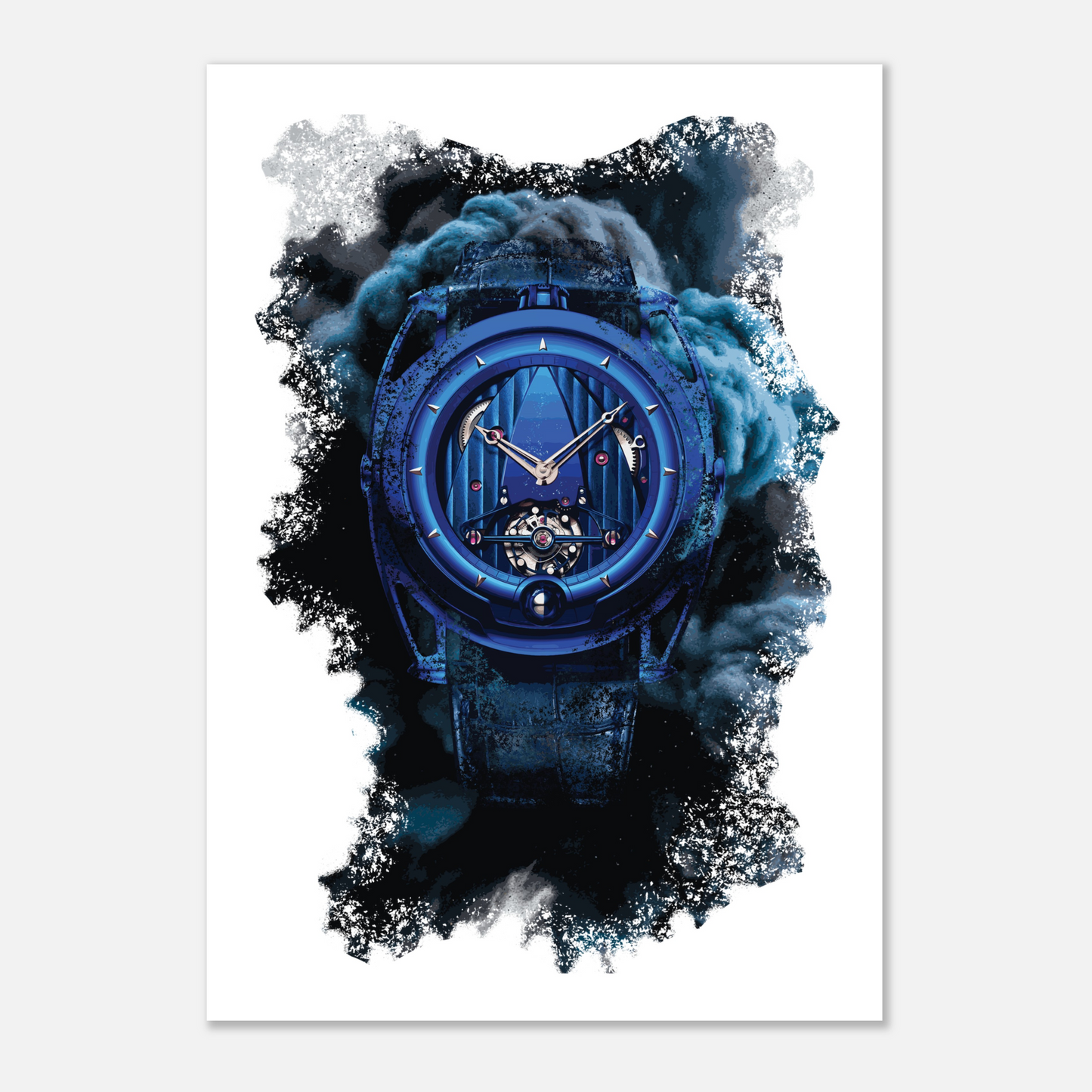 DB28 Kind of Blue Ref. DB28BMW Watch Art Print Poster