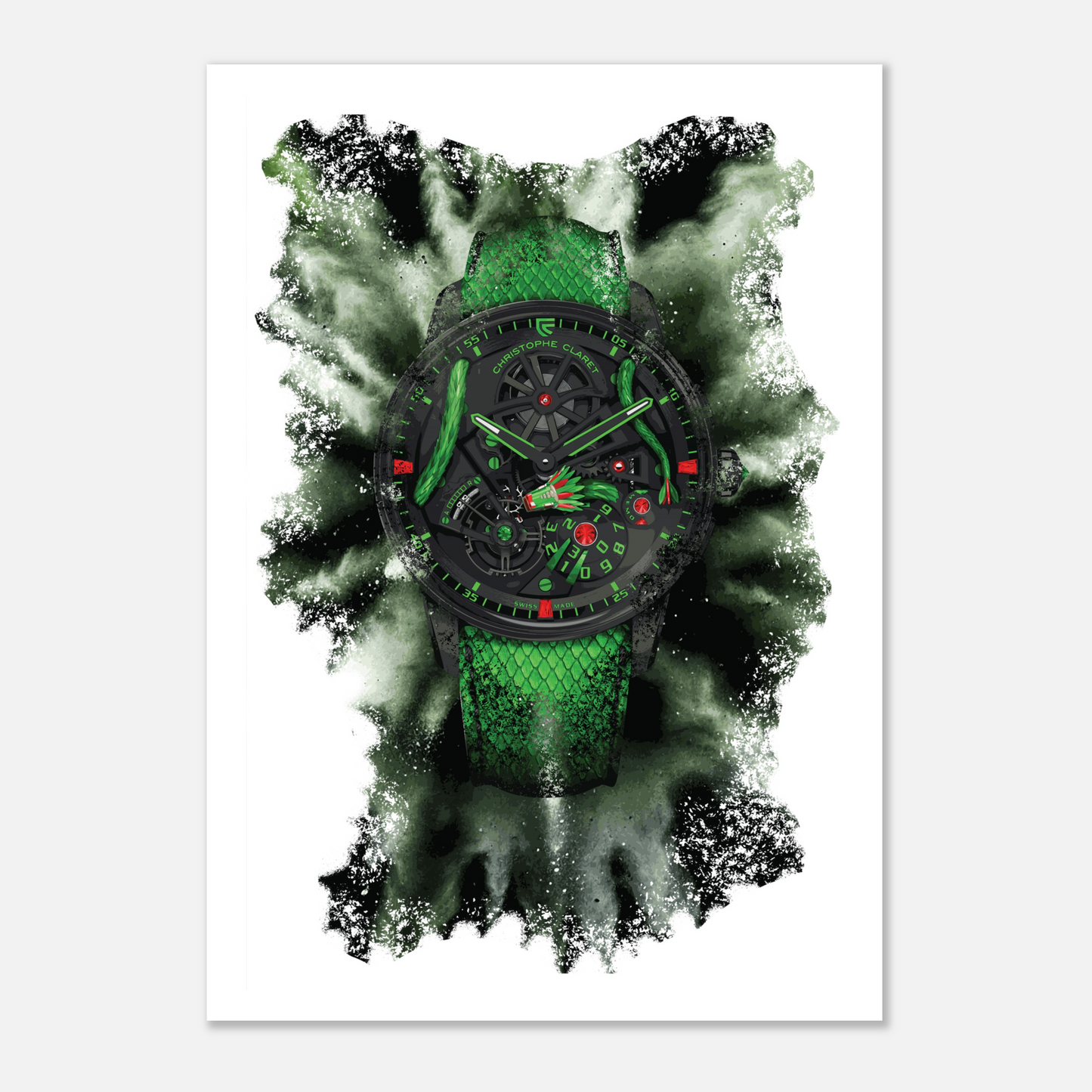 Maestro Ref. MTR.DMC16.320.328 Watch Art Print Poster