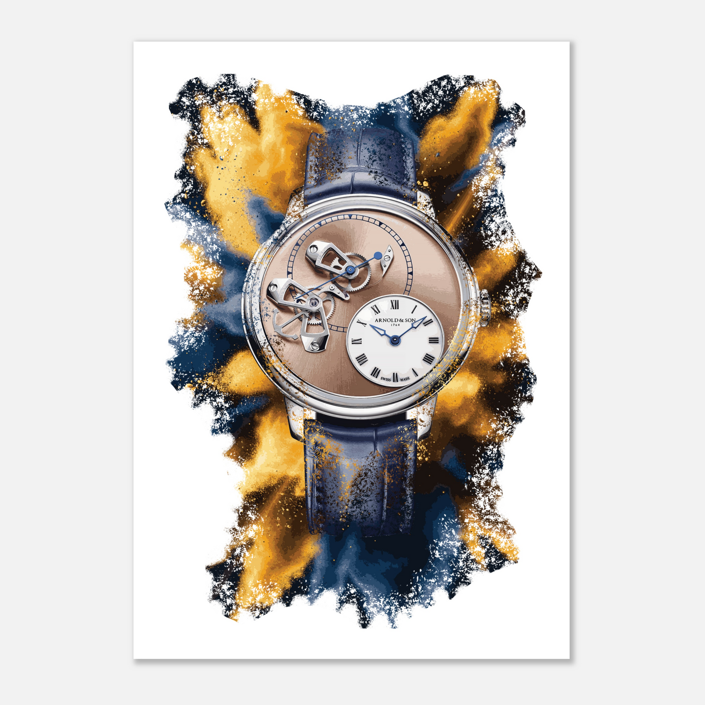 DSTB 42 Platinum Ref. 1ATCX.P01A.C200X Watch Art Print Poster