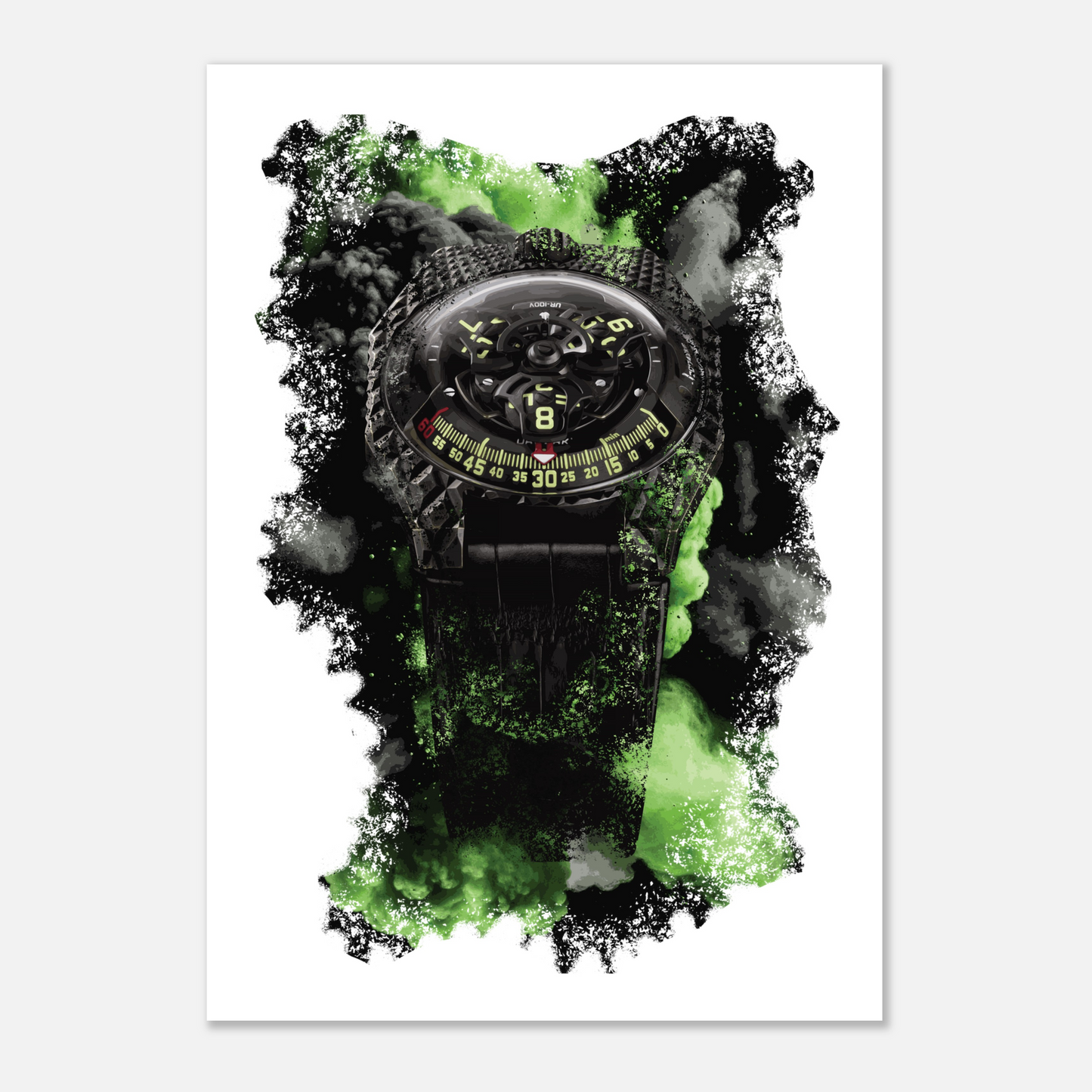 UR-105 CT Iron Watch Art Print Poster