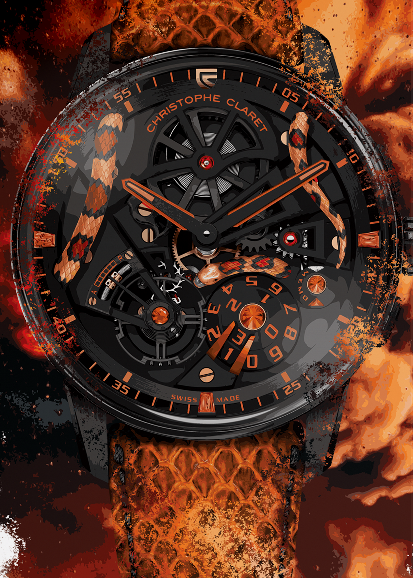 Maestro Ref. MTR.DMC16.260-288 Watch Art Print Poster