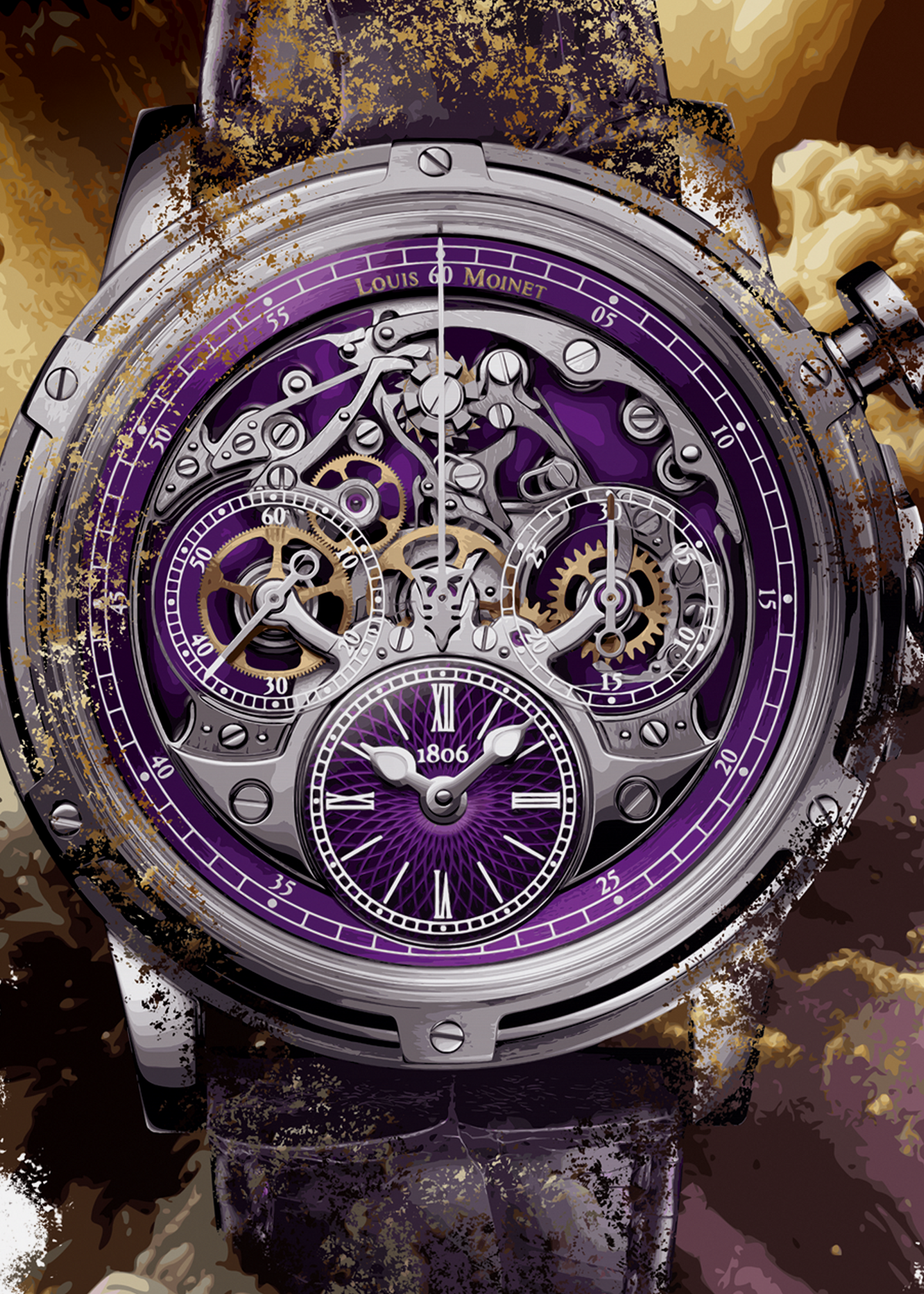 Memoris Superlight Ref. LM-79.20.17 Watch Art Print Poster