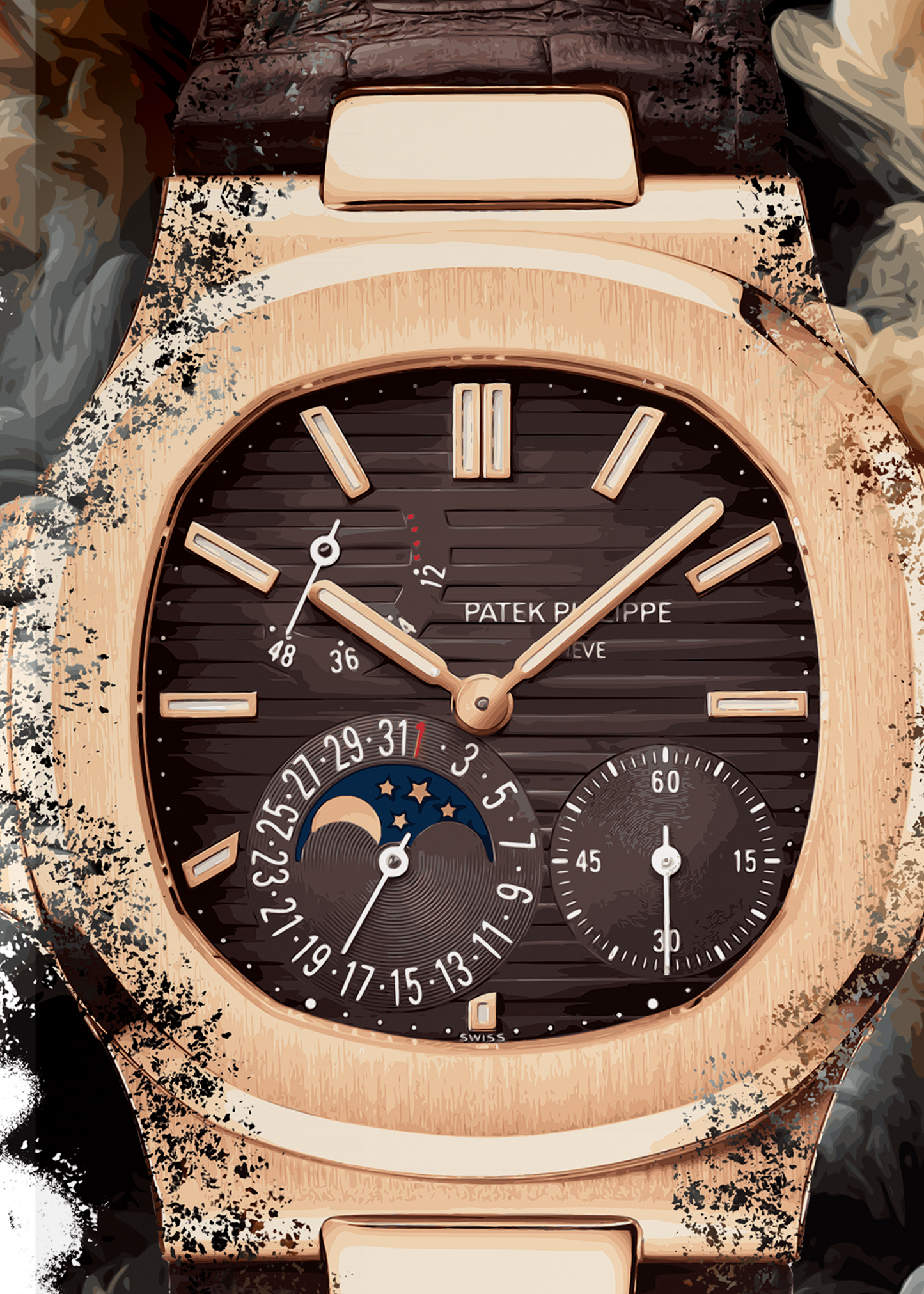 Nautilus Ref. 5712R-001 Watch Art Print Poster