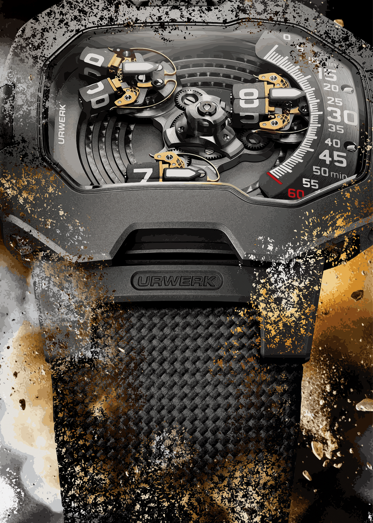 UR-120 AKA Spock Watch Art Print Poster