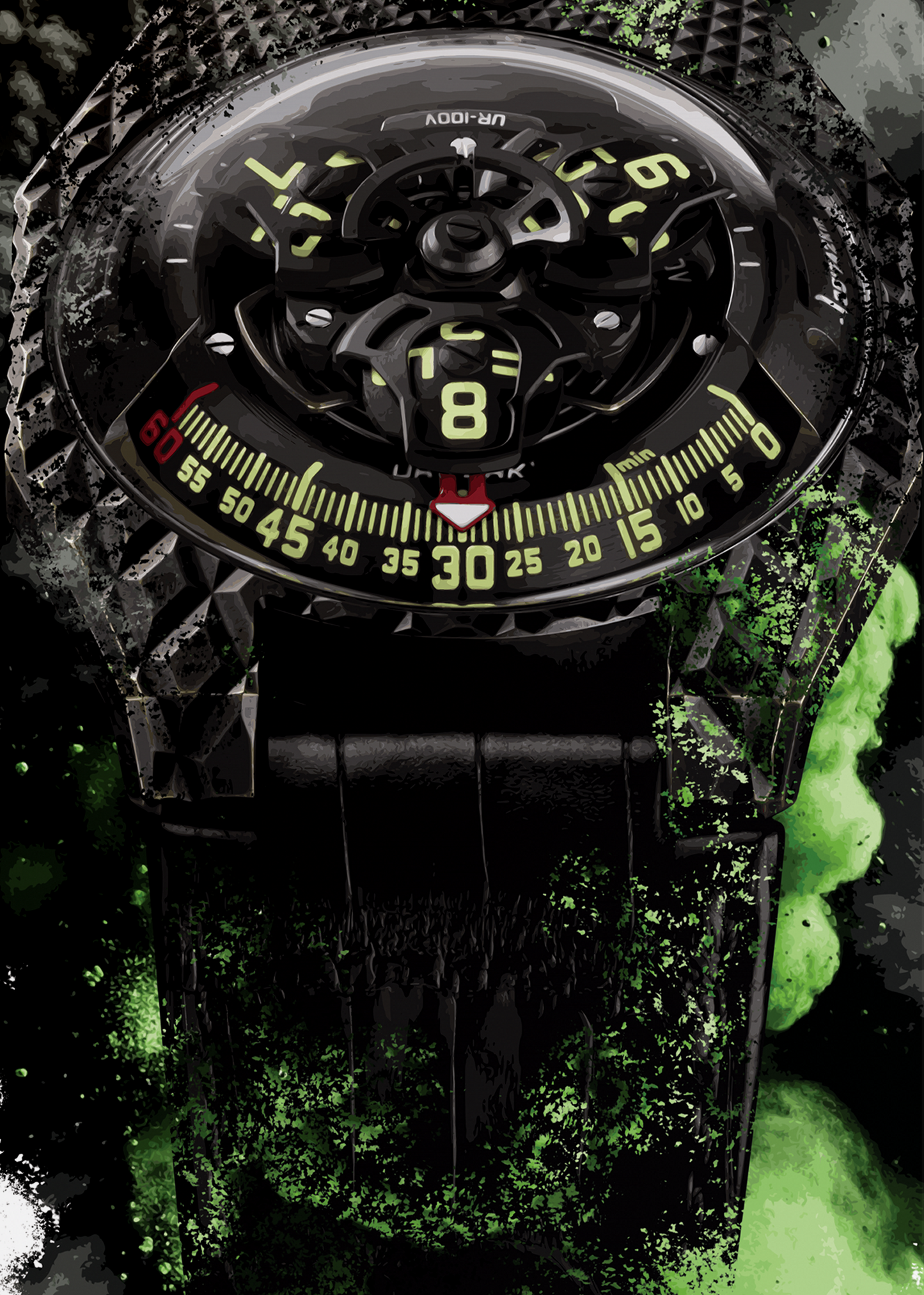 UR-105 CT Iron Watch Art Print Poster
