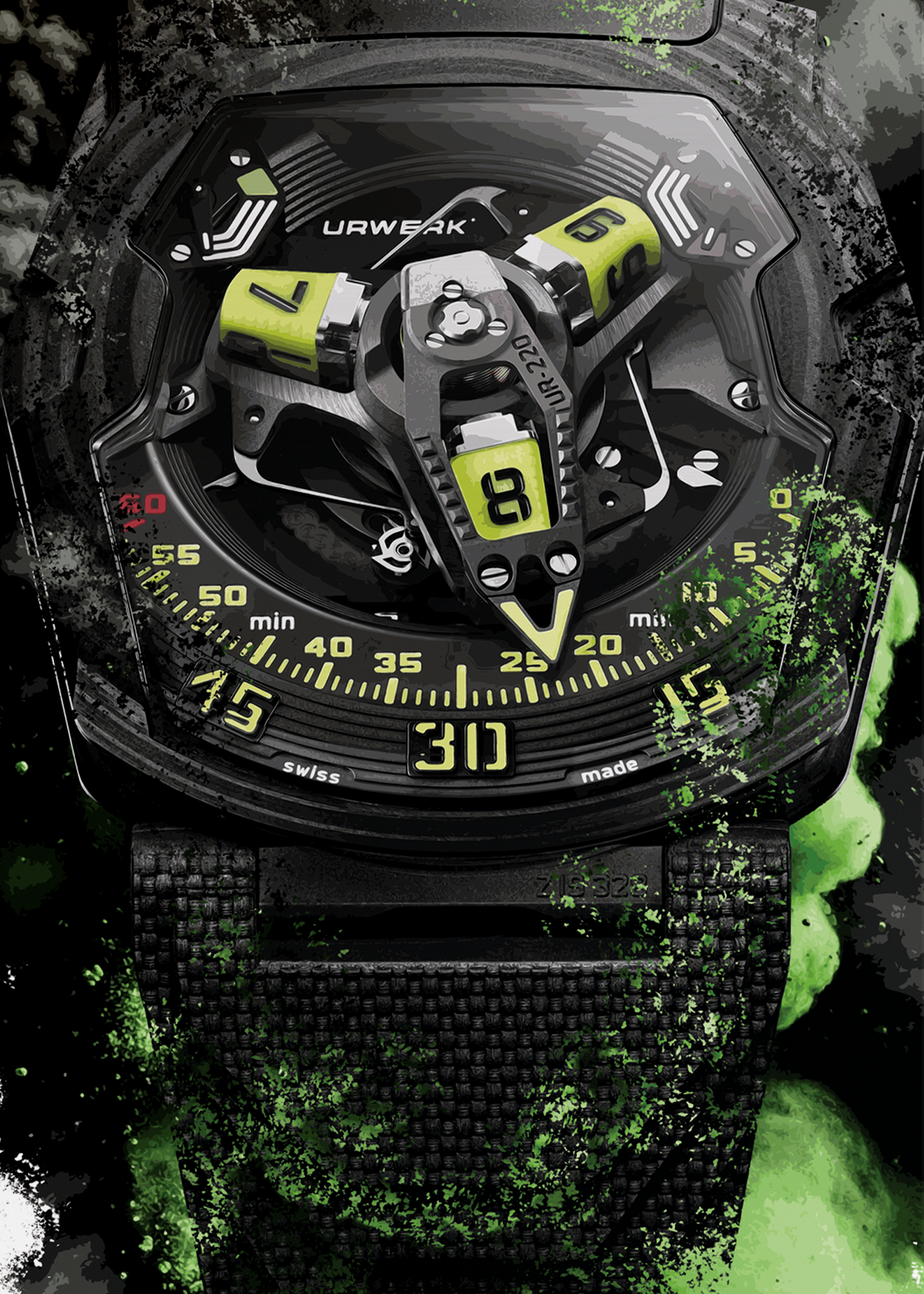 UR-220 SL Asimov Watch Art Print Poster