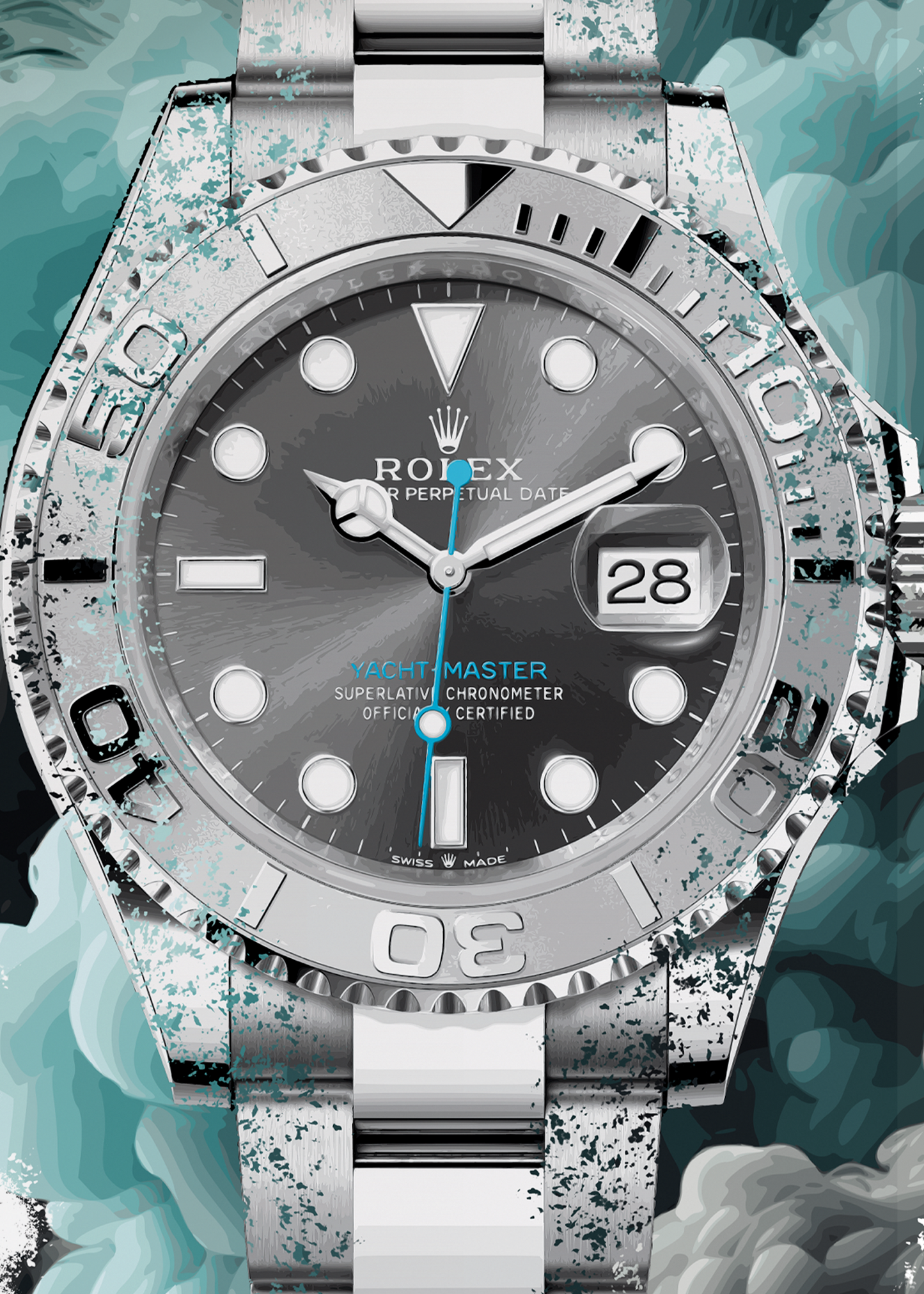 Yacht-Master Ref. 126622 Watch Art Print Poster