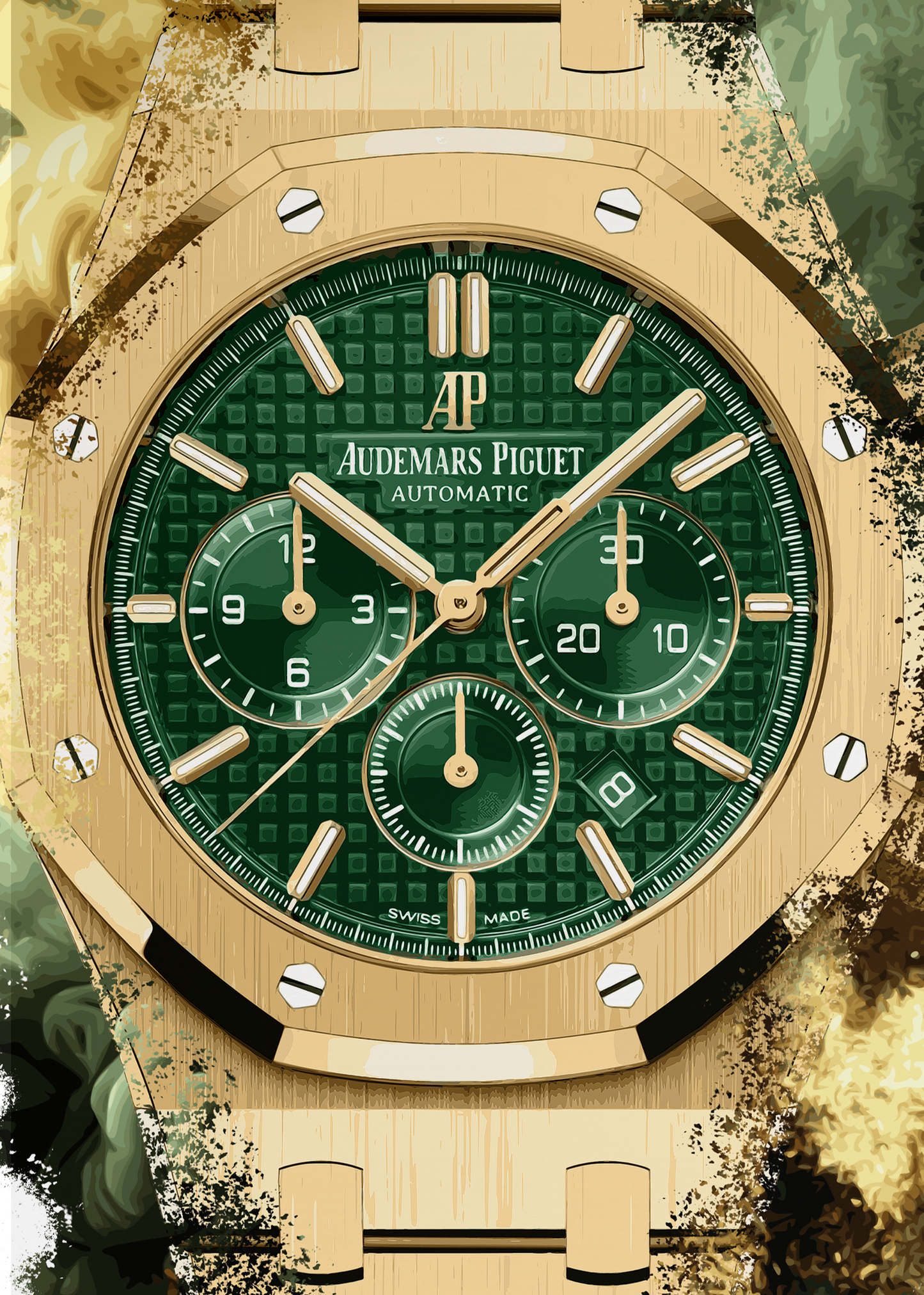 Royal Oak Ref. 26331BA.OO.1220BA.02 Watch Art Print Poster