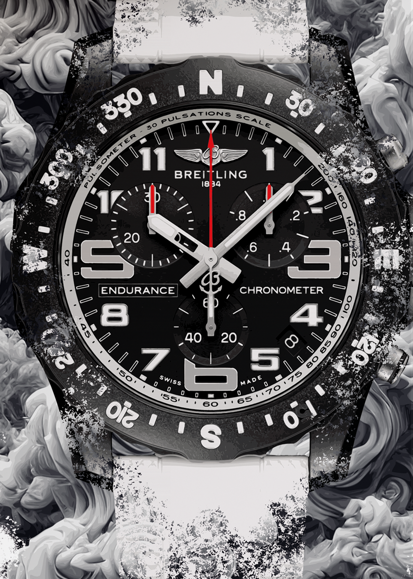 Endurance Pro Ref. X82310A71B1S2 Watch Art Print Poster