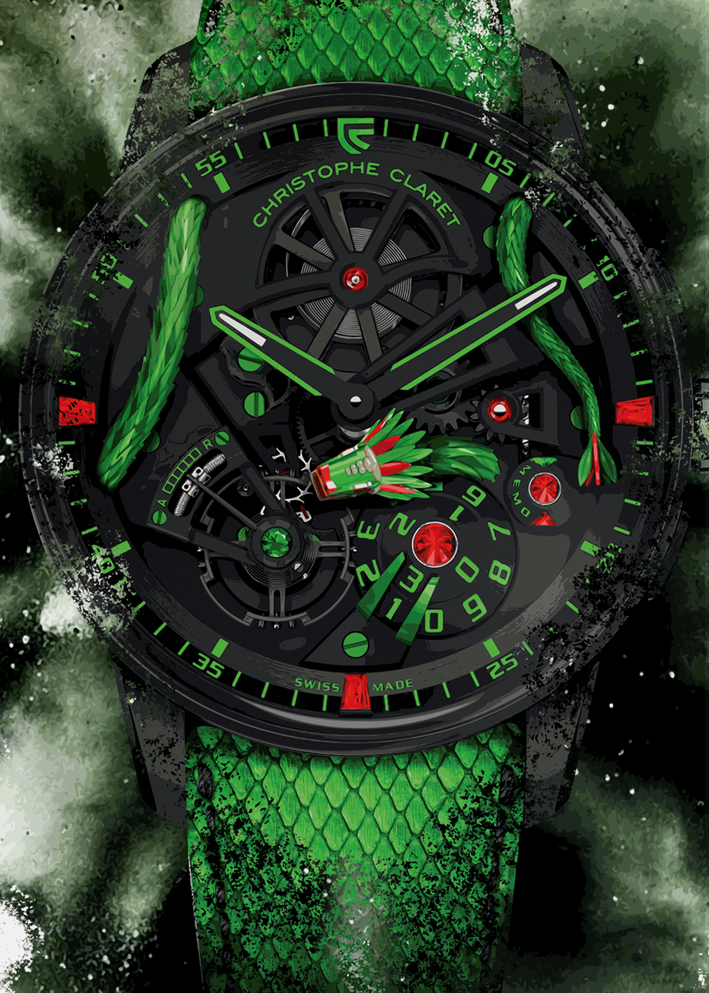 Maestro Ref. MTR.DMC16.320.328 Watch Art Print Poster