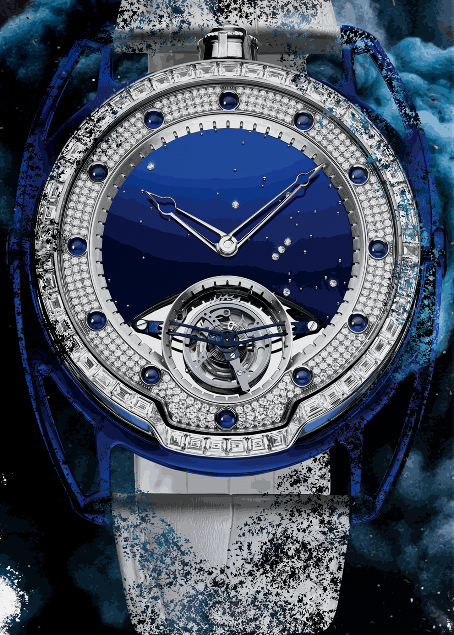 DB28 Tourbillon Jewellery Ref. DB28TJTIN/S Watch Art Print Poster