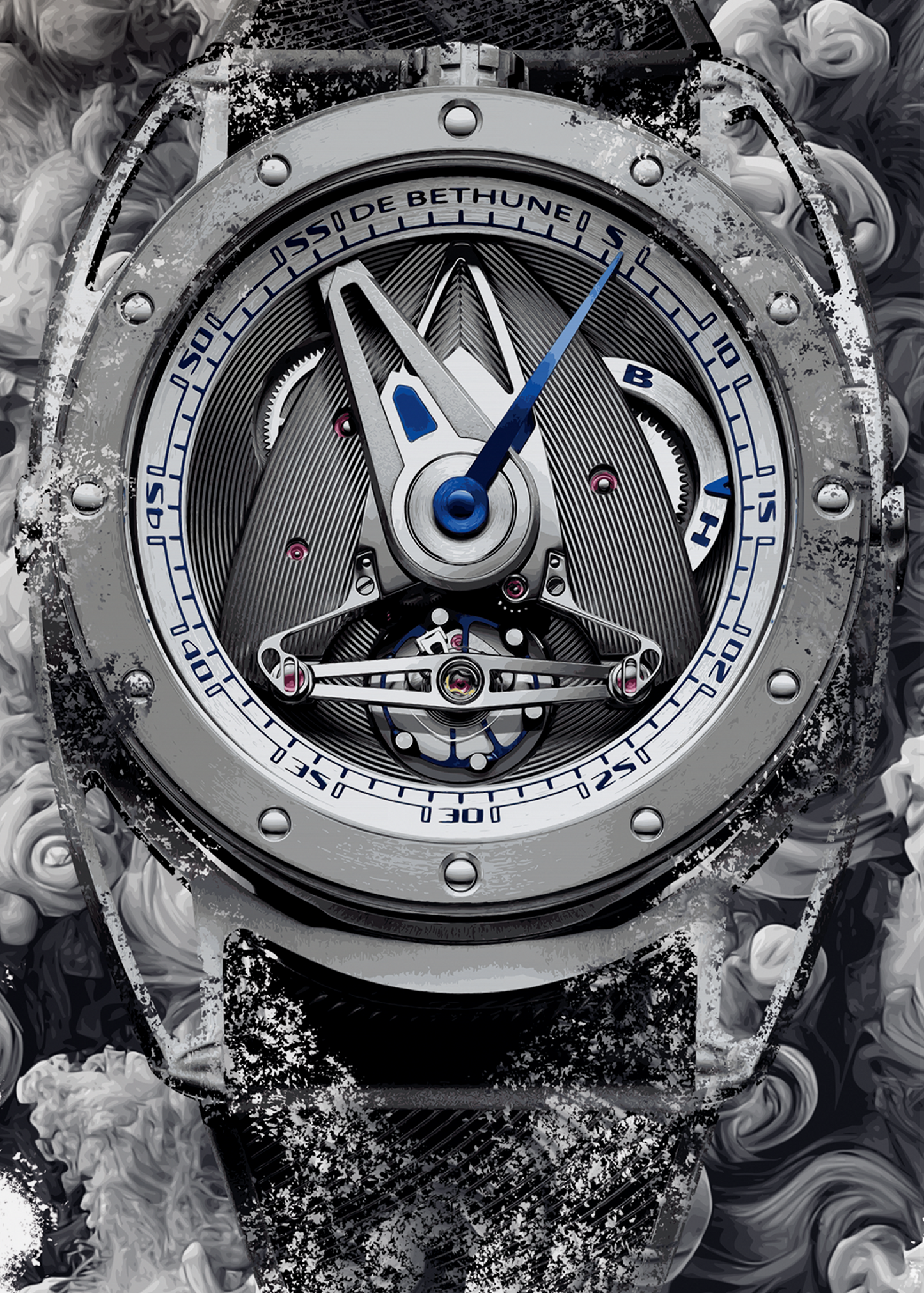 DB28 GS Ref. DB28GSV1AN/S Watch Art Print Poster