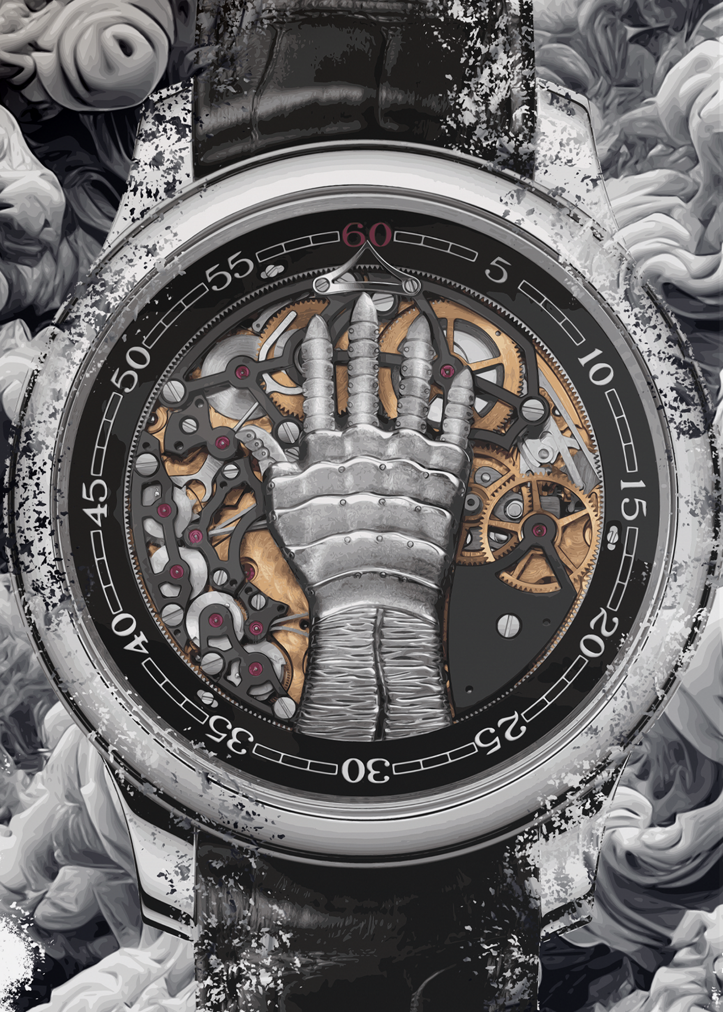 Classique FFC Watch Art Print Poster