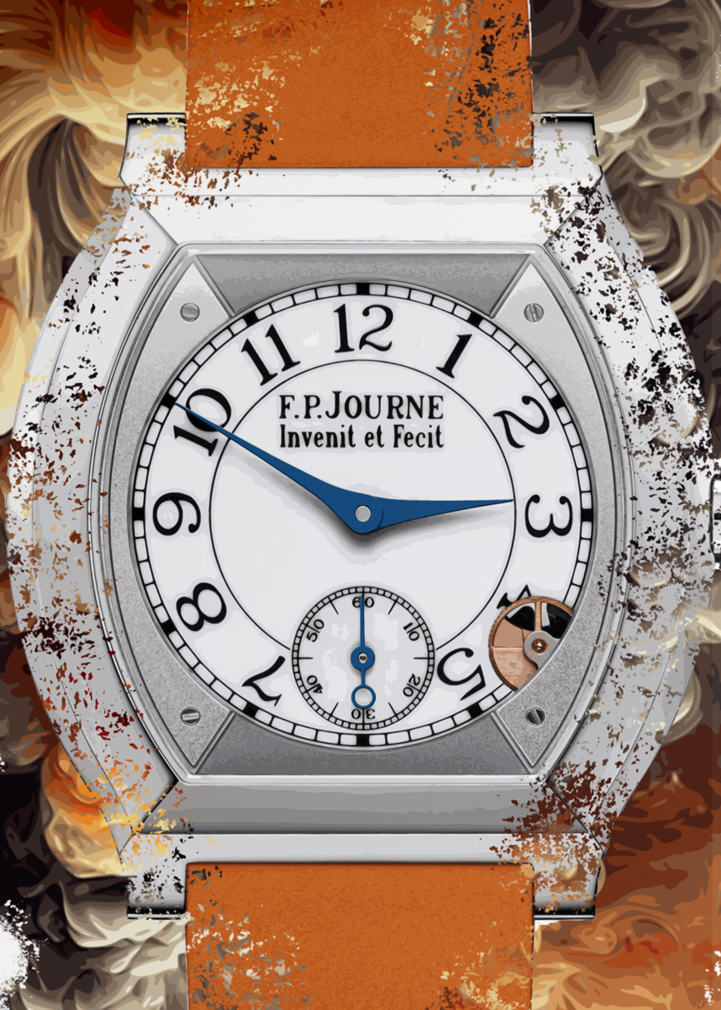 élégante 40 Watch Art Print Poster