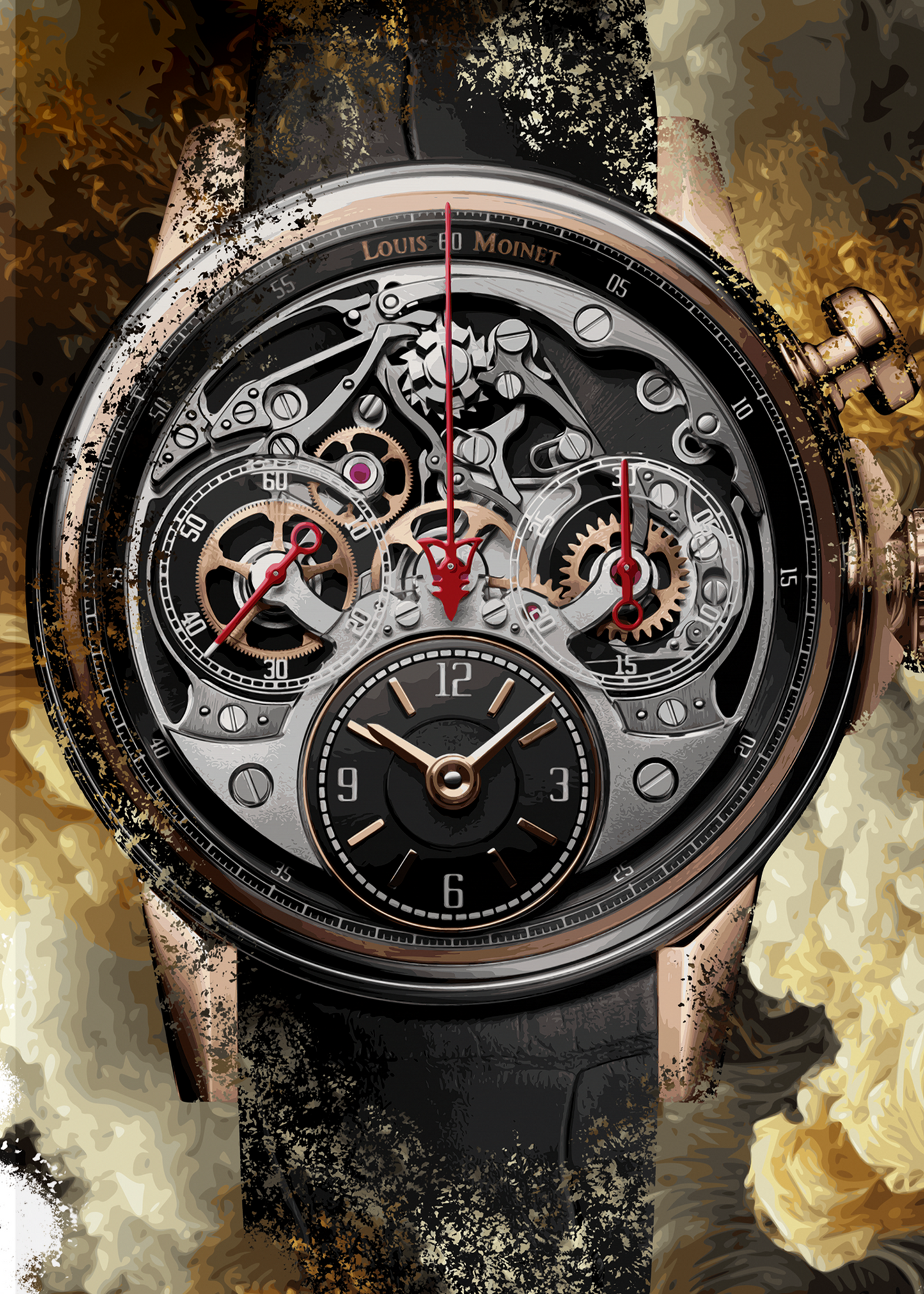 Memoris Spirit Ref. LM-84.50.55 Watch Art Print Poster