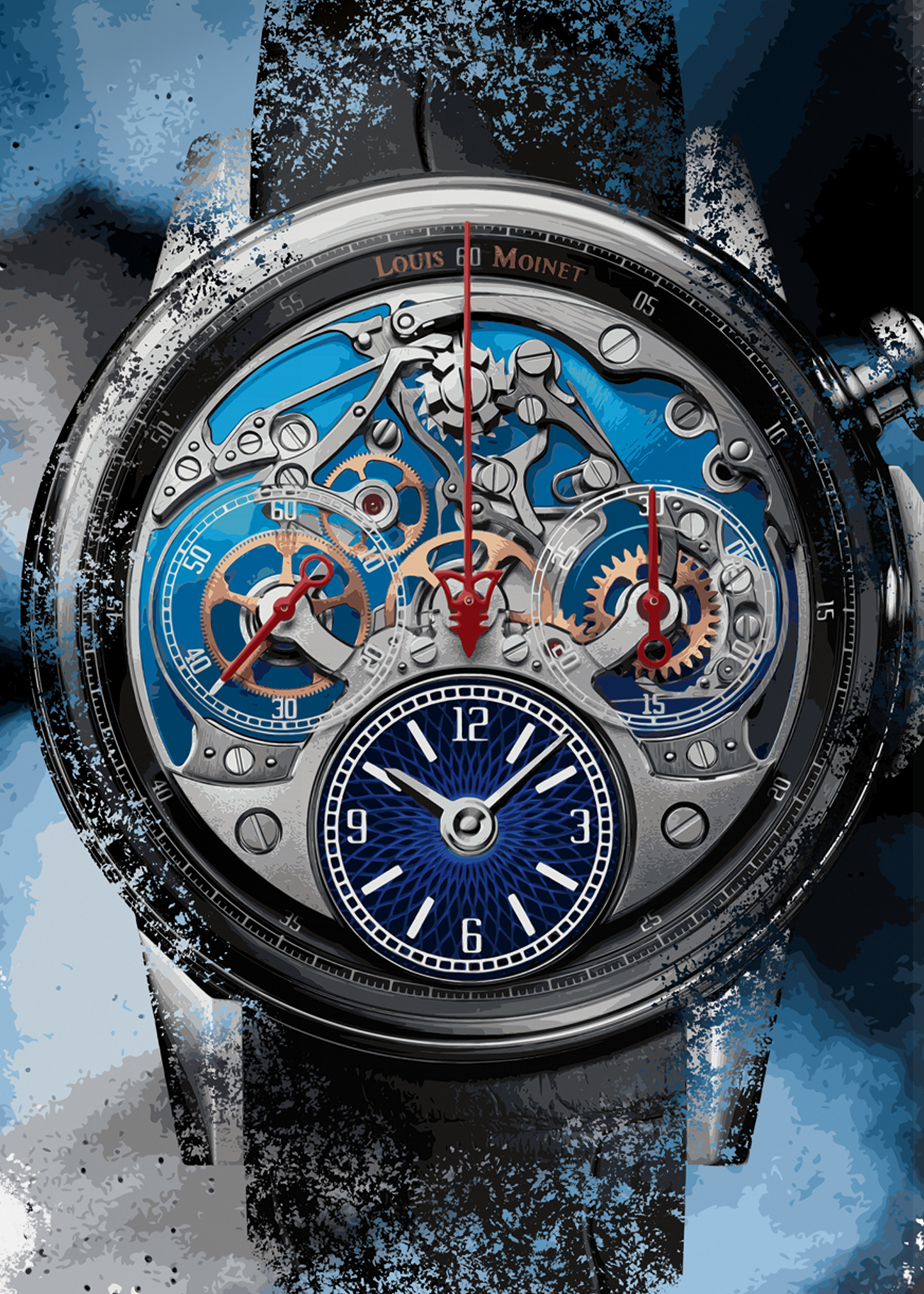Memoris Spirit Ref. LM-84.20.22 Watch Art Print Poster