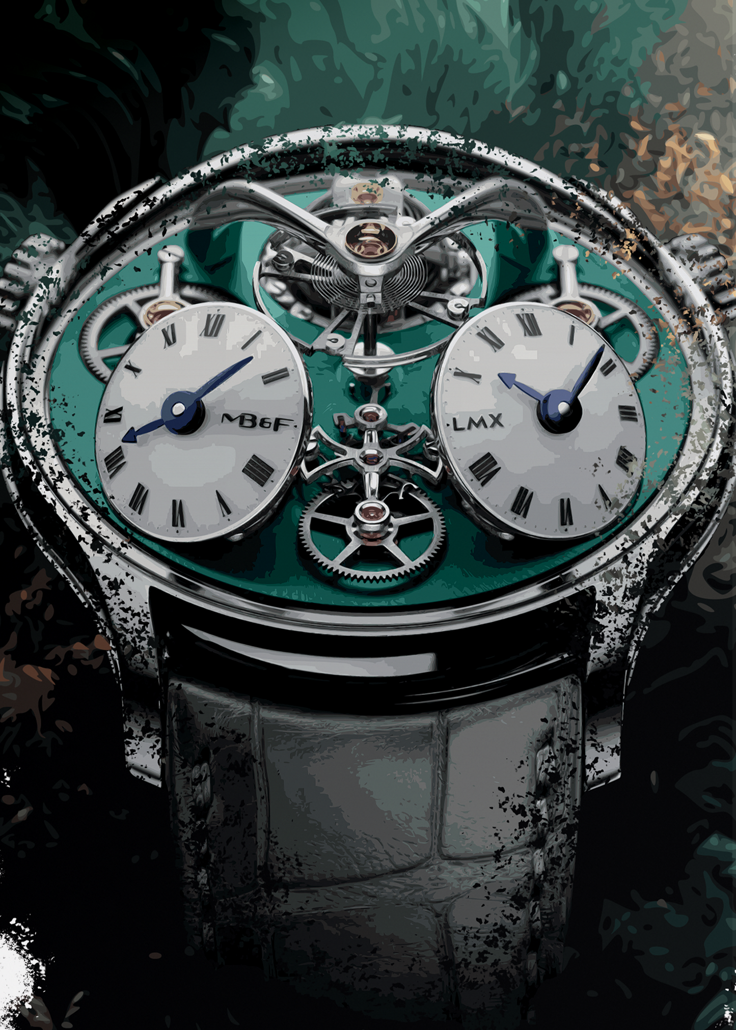 LMX Ref. 08.TL.G Watch Art Print Poster